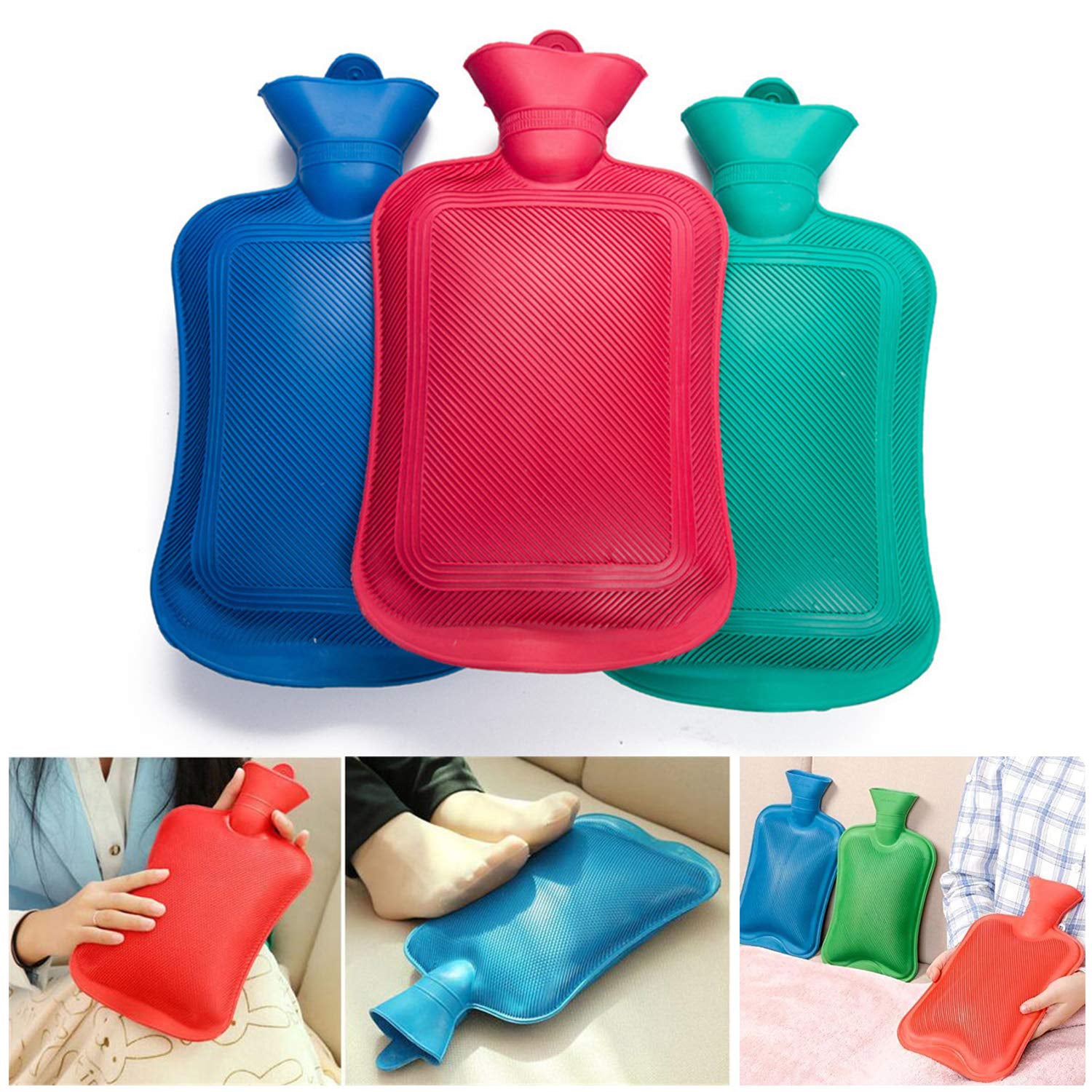 Rubber Hot Water Heating Bag for Pain Relief(Medium) - Image 3