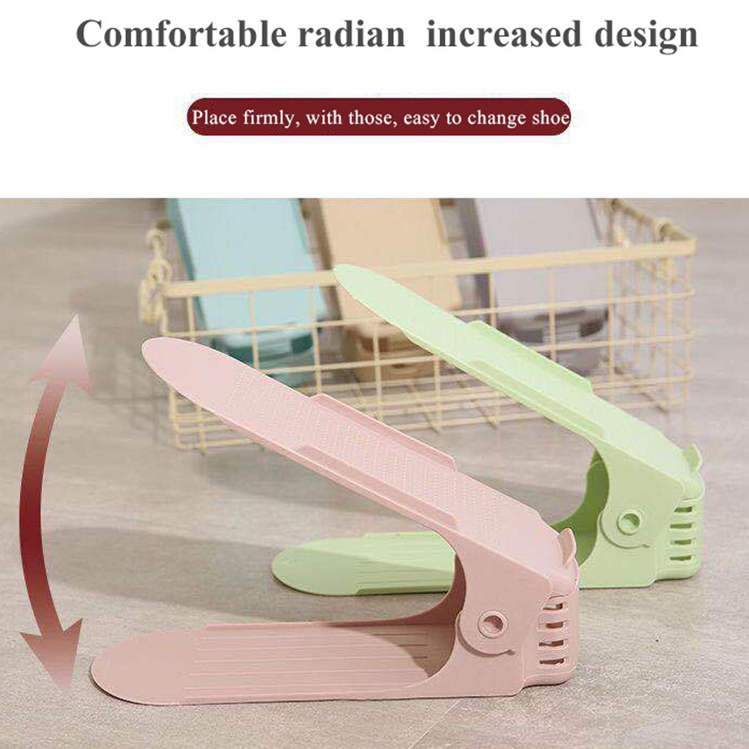 ADJUSTABLE FOLDING SHOE SLOTS ORGANIZER. - Image 3