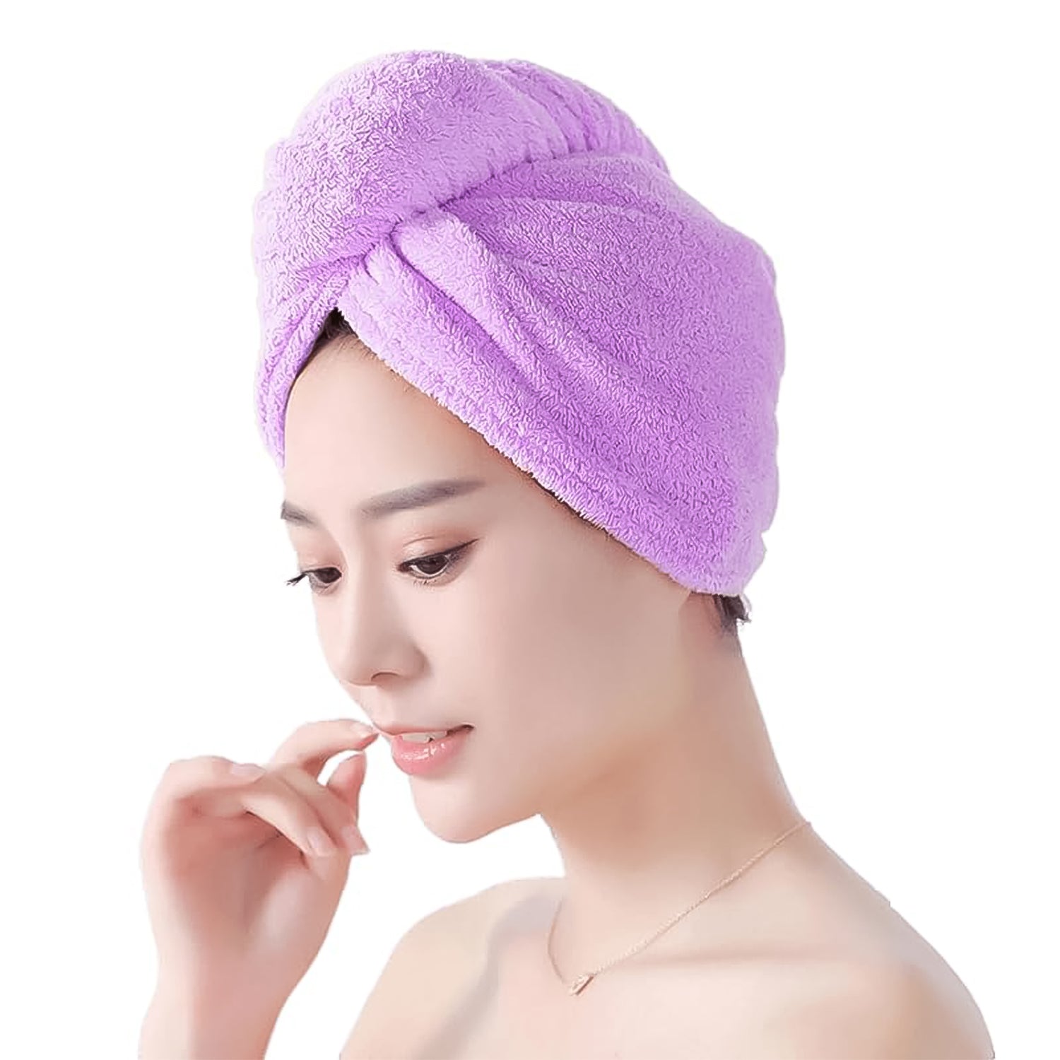 Quick Turban Hair-Drying Absorbent Microfiber Towel / Dry Shower Caps, Hair accessories - Image 6