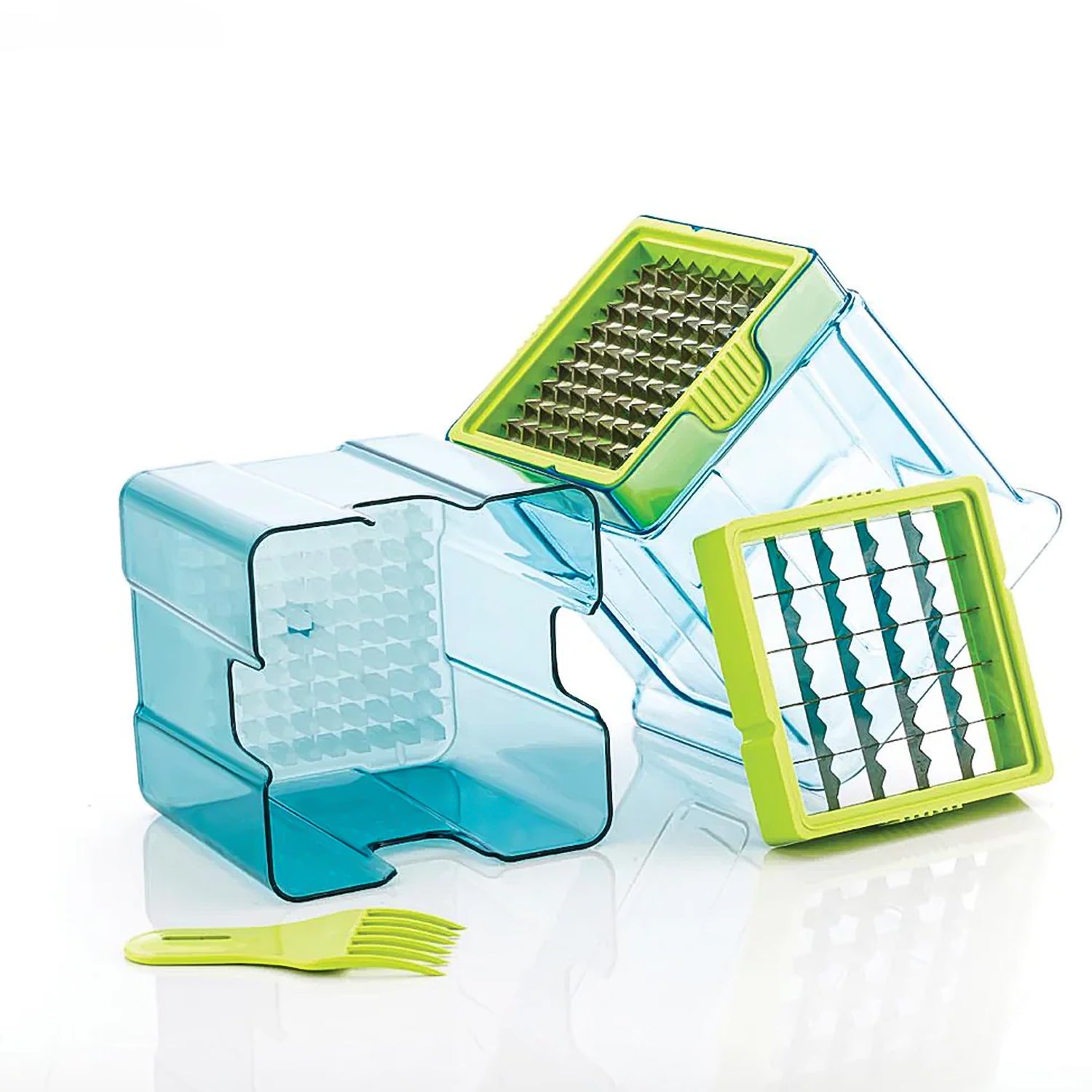 2-in-1 Potato Chipper & Slicer – French Fries Maker with Two-Blade Cutter (1 Pc) - Image 6