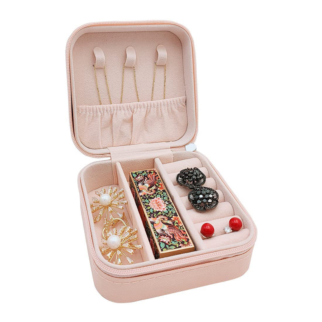 Mini PU Leather jewellery Box for Travel & Storage - Image 4