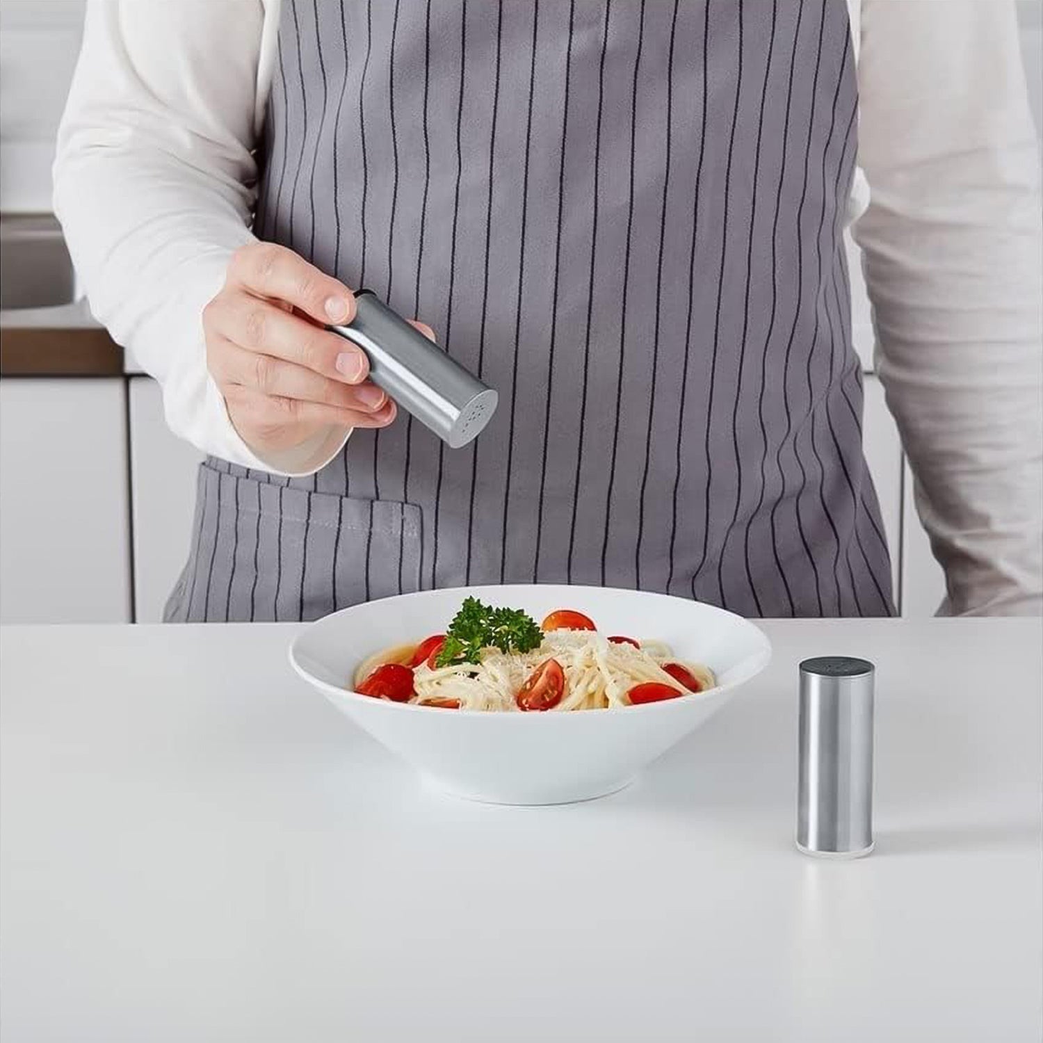 Supermom Stainless Steel Salt and Pepper Shaker Set (2 Pc) - Image 3