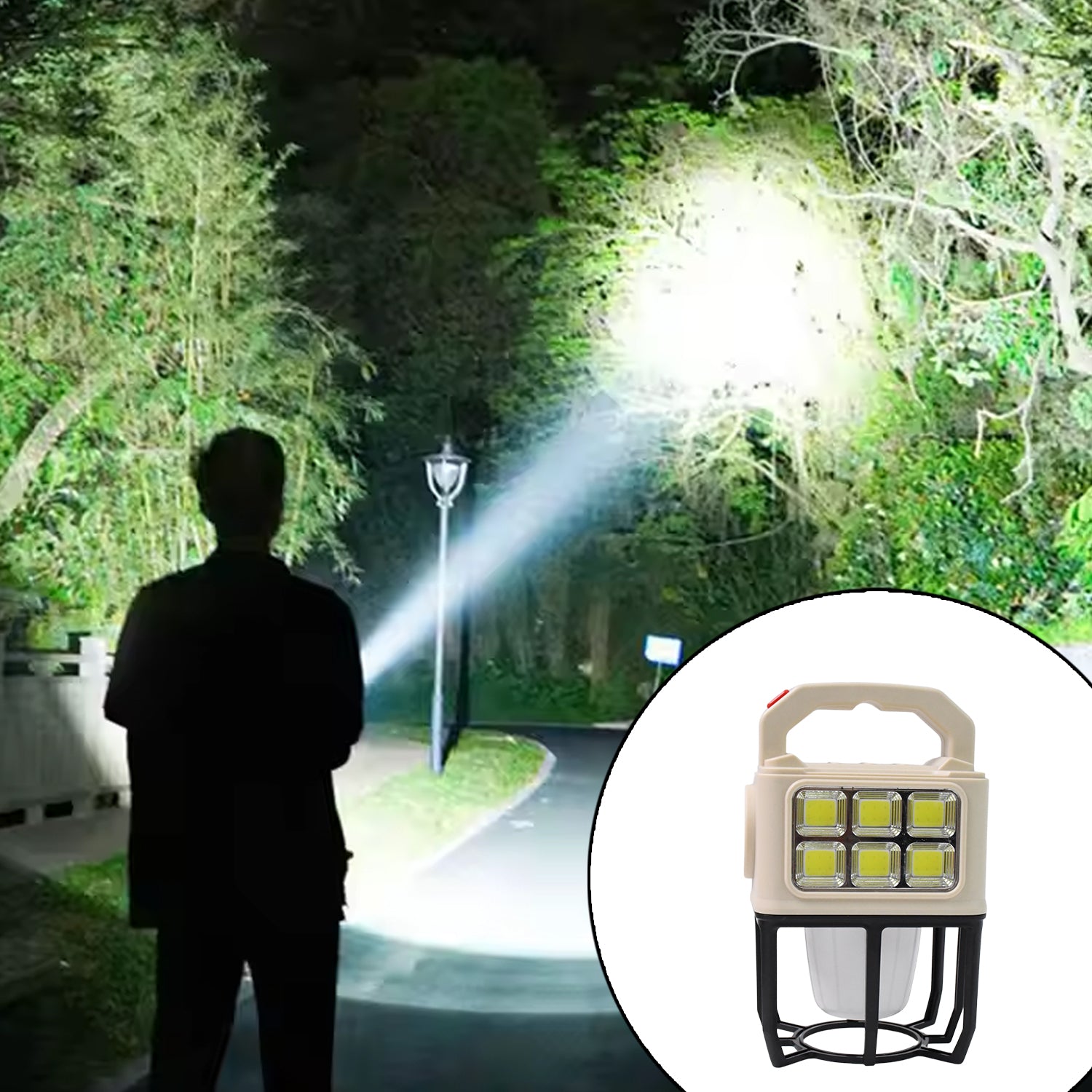 Solar Portable Camping Lantern 3 Light Modes Camping Lantern - Image 4