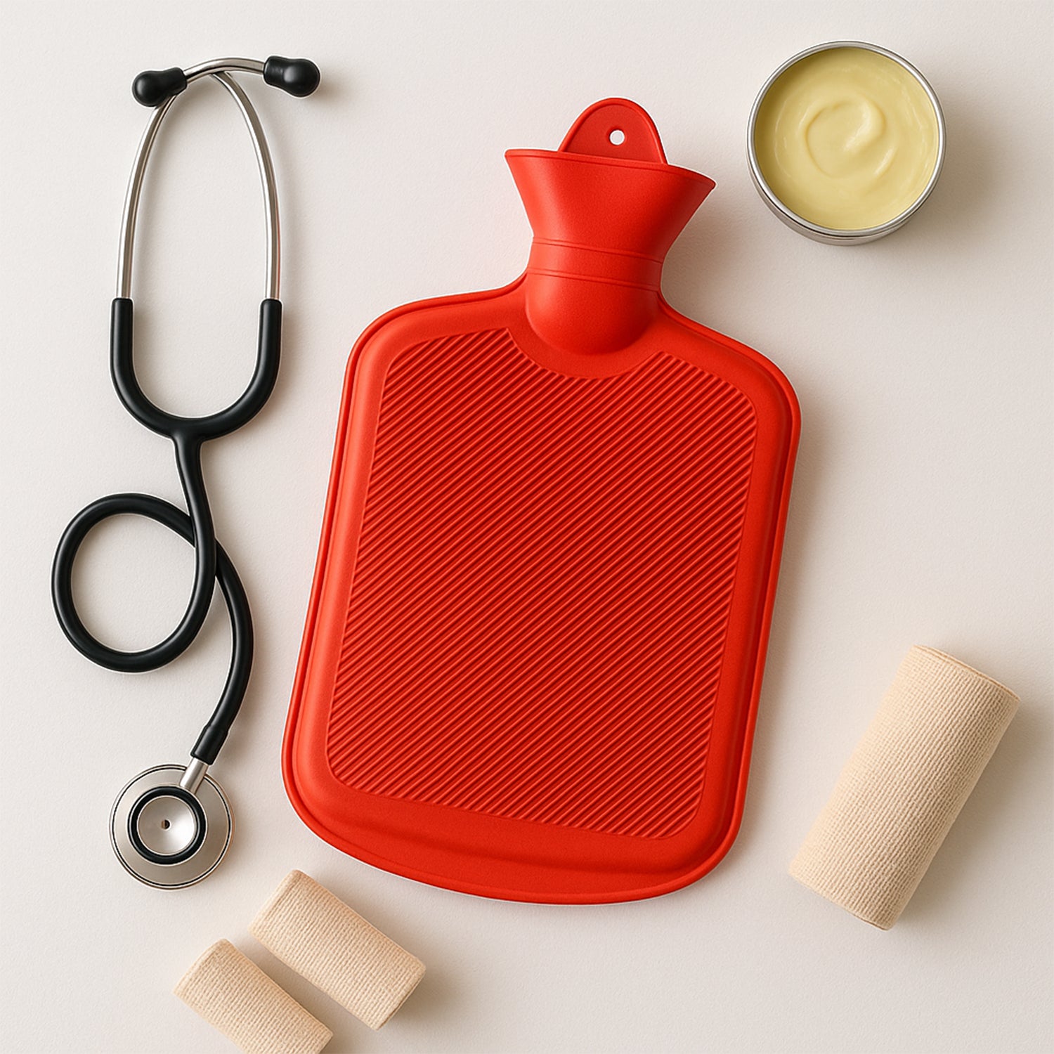 Rubber Hot Water Heating Bag for Pain Relief (Large) - Image 5