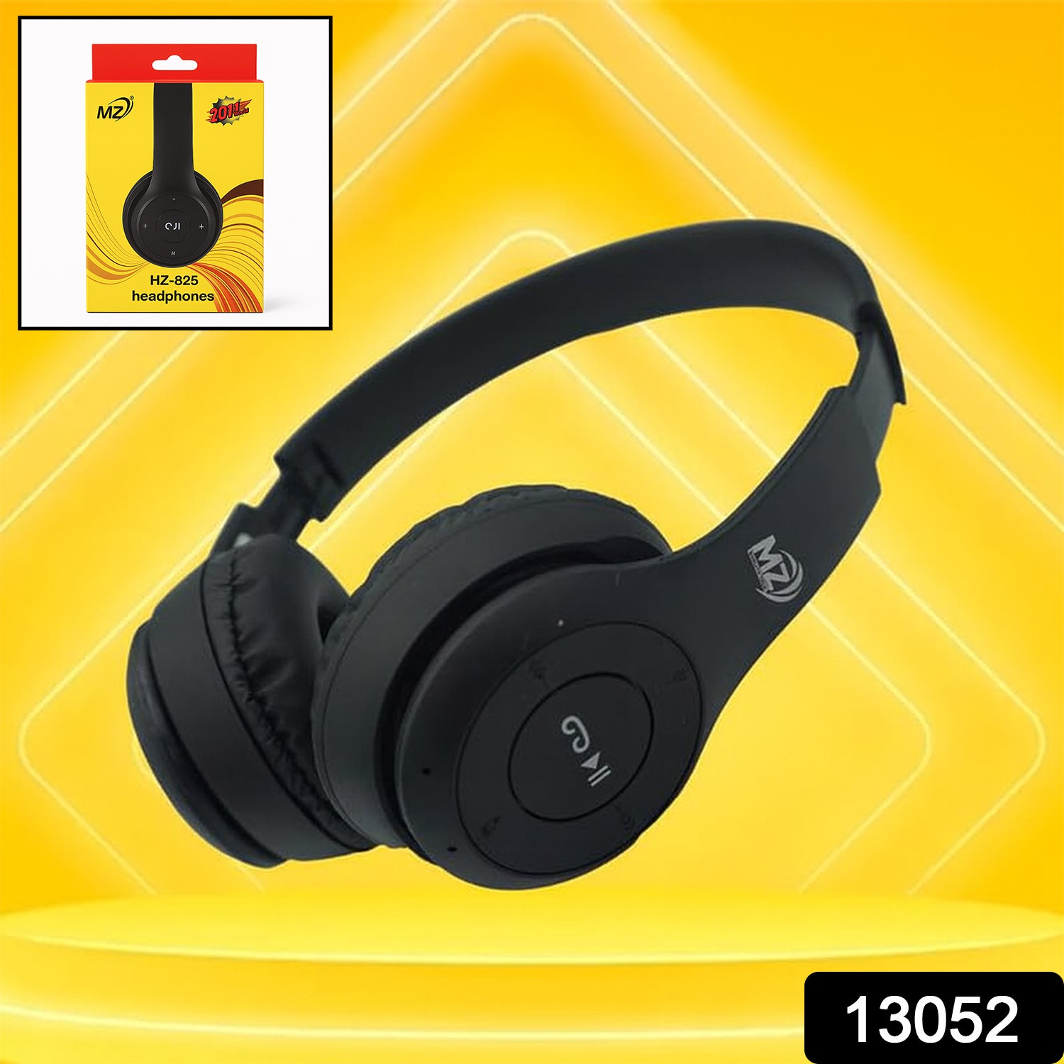 Wireless Headphone Over The Head Bluetooth Headset Foldable Headband Hands-free with Calling Function (1 Pc) - Image 2