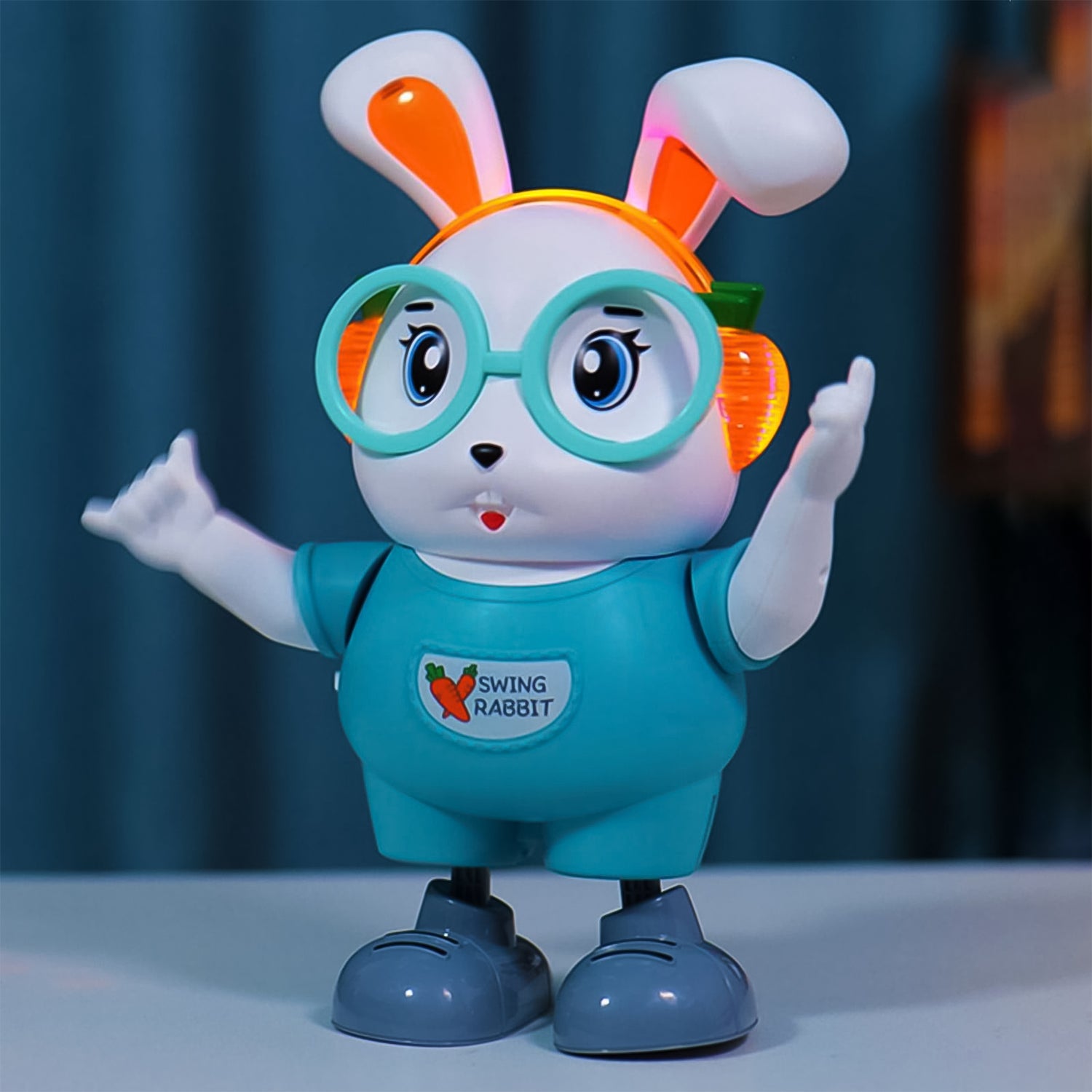 Electroplay Swing Rabbit Musical Dancing Toy – Interactive Bunny with Lights, Sounds (1 Pc / Battery Not Included) - Image 3