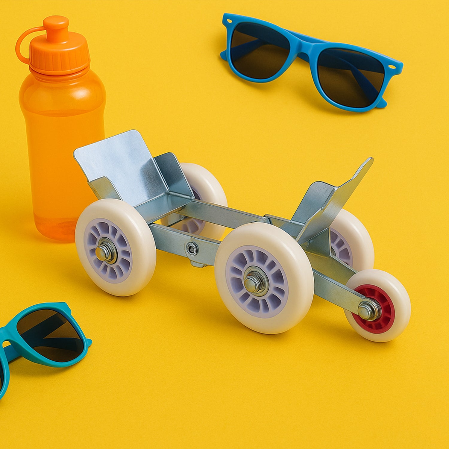 5-Wheel Emergency Bike Wheel Puller Trolley (1 Pc) - Image 3