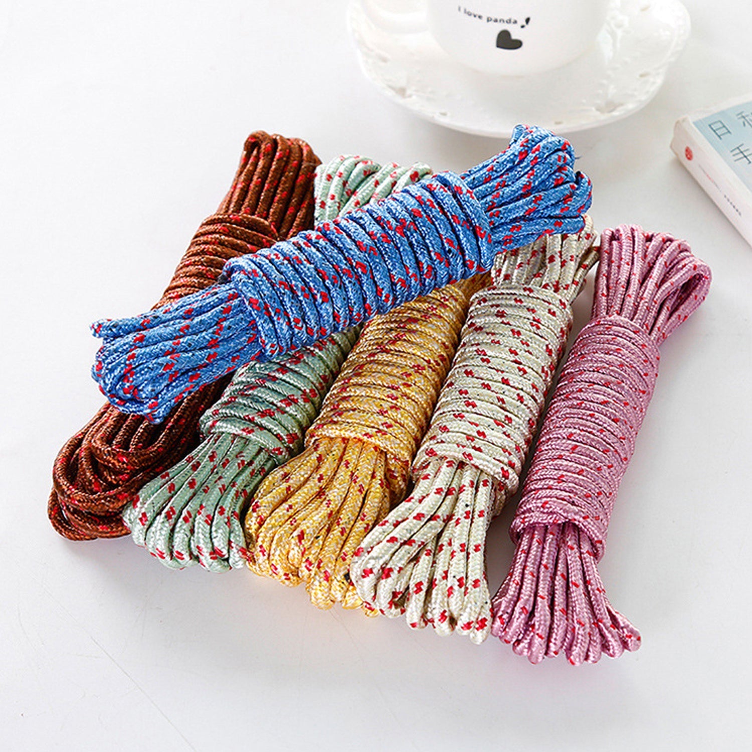 Heavy Duty Drying Nylon Clothesline – Portable & Sturdy (10 Meter) - Image 3