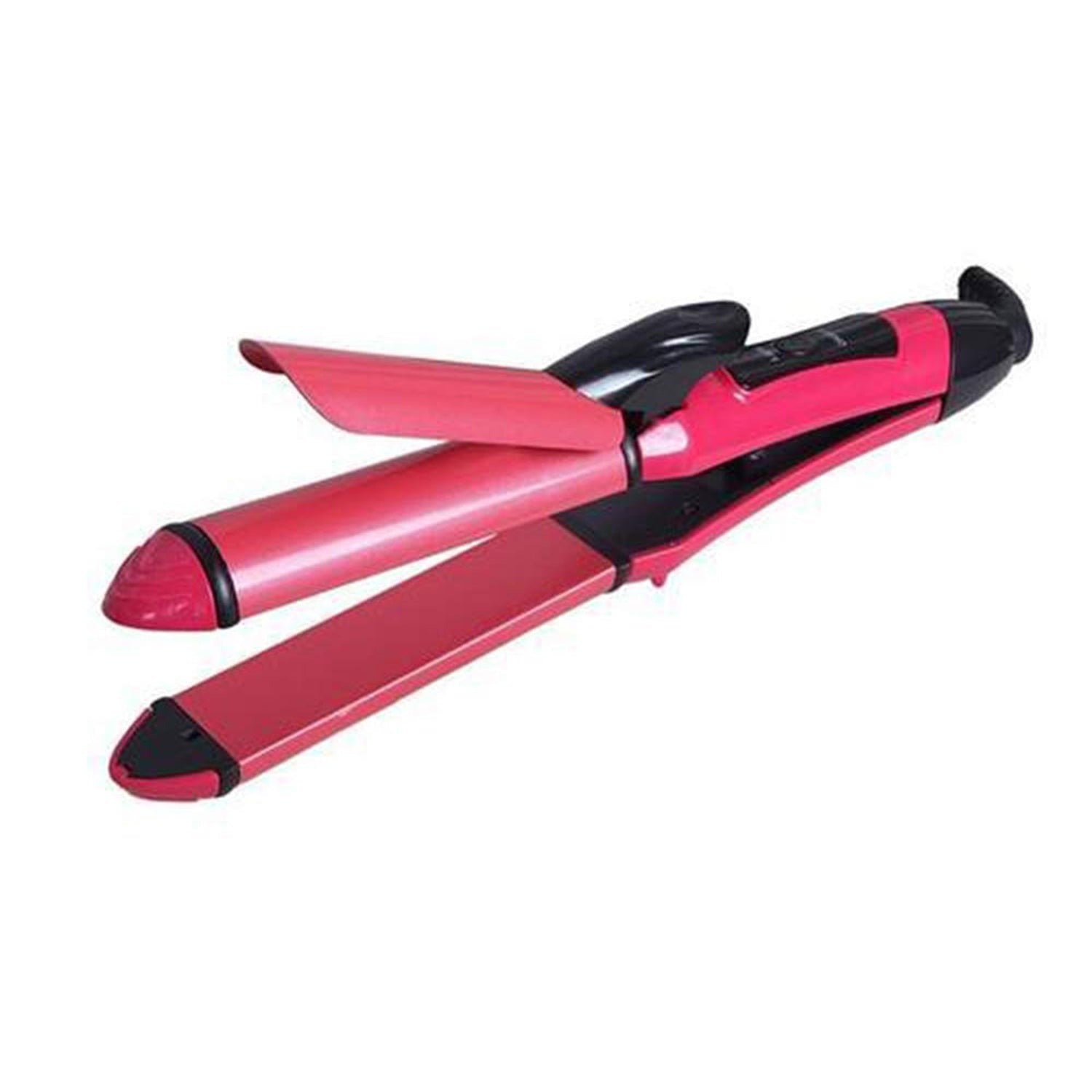 2 in 1 Hair Straightener and Curler Machine For Women | Curl & Straight Hair Iron, Hair accessories - Image 4