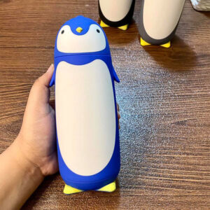 Penguin Water Bottle Penguin Cartoon Water Bottle Funny Travel Mug Insulated, Inner glass Vacuum Water Bottle - 01