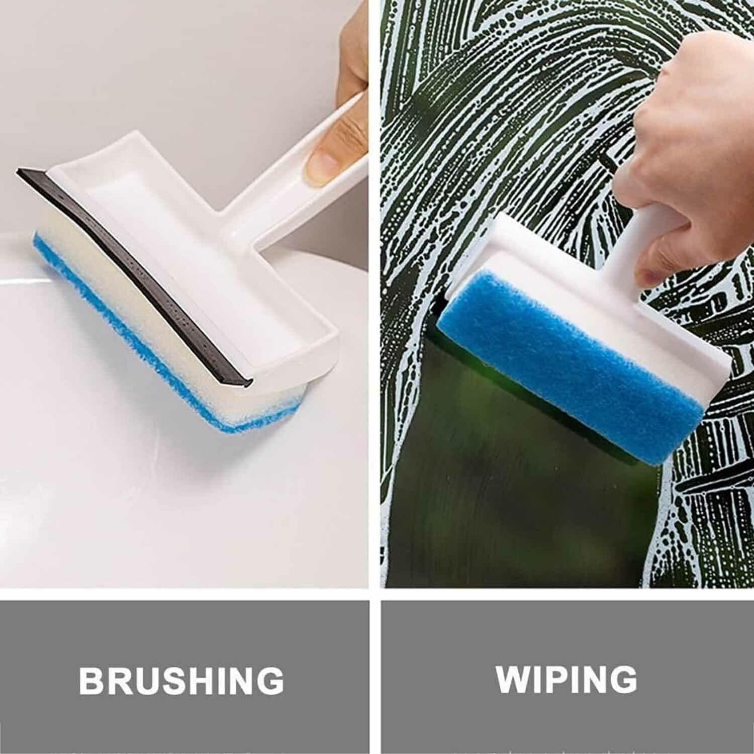 2-in-1 Glass Wiper & Brush – Double-Sided Cleaner for Mirrors, Tiles & Windows - Image 9