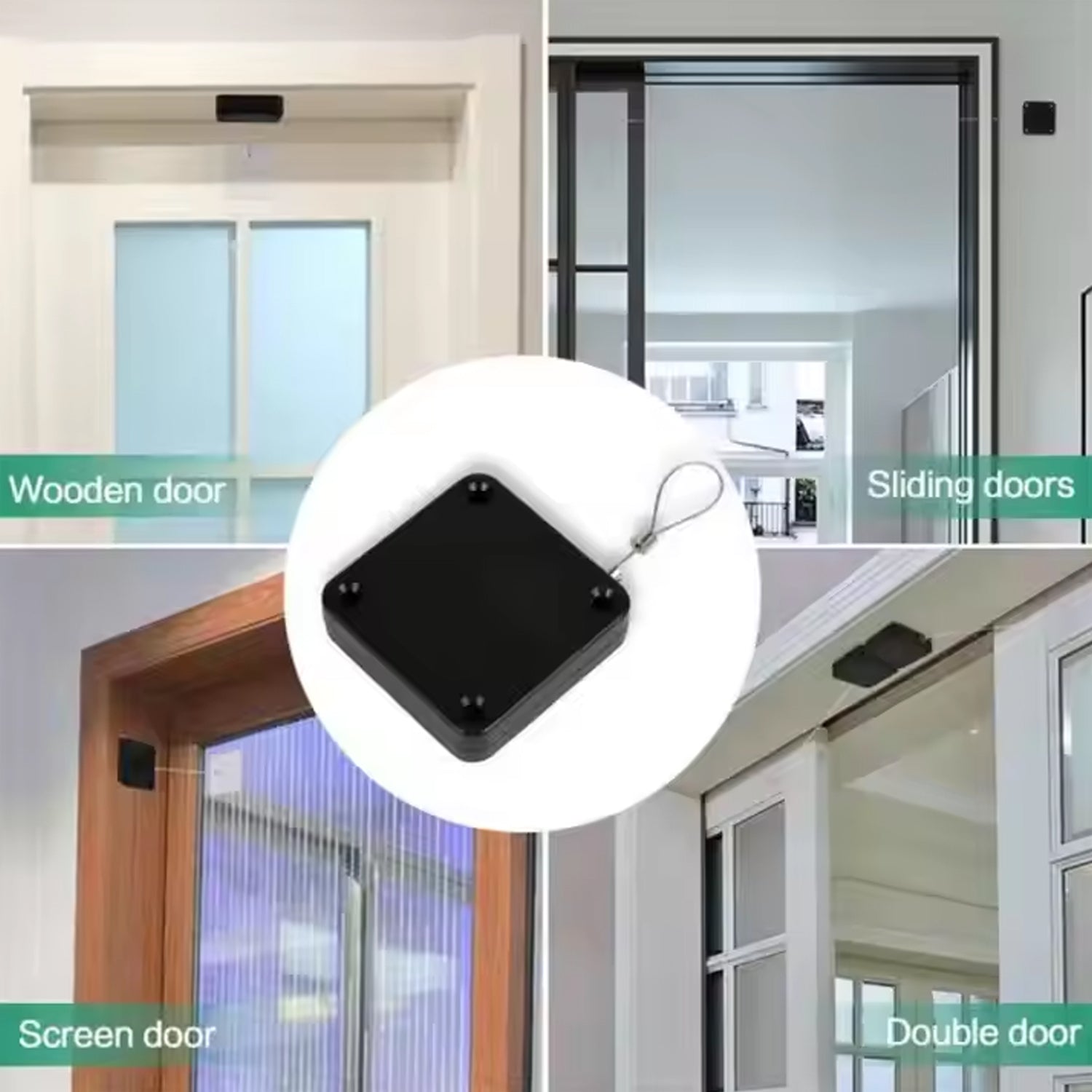 Automatic Door Closer Punch-Free Automatic Sensor Door Closer With 4 Screw - Image 4