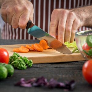 Natural Wood Chopping Cutting Board for Kitchen Vegetables, Fruits & Cheese, BPA Free.