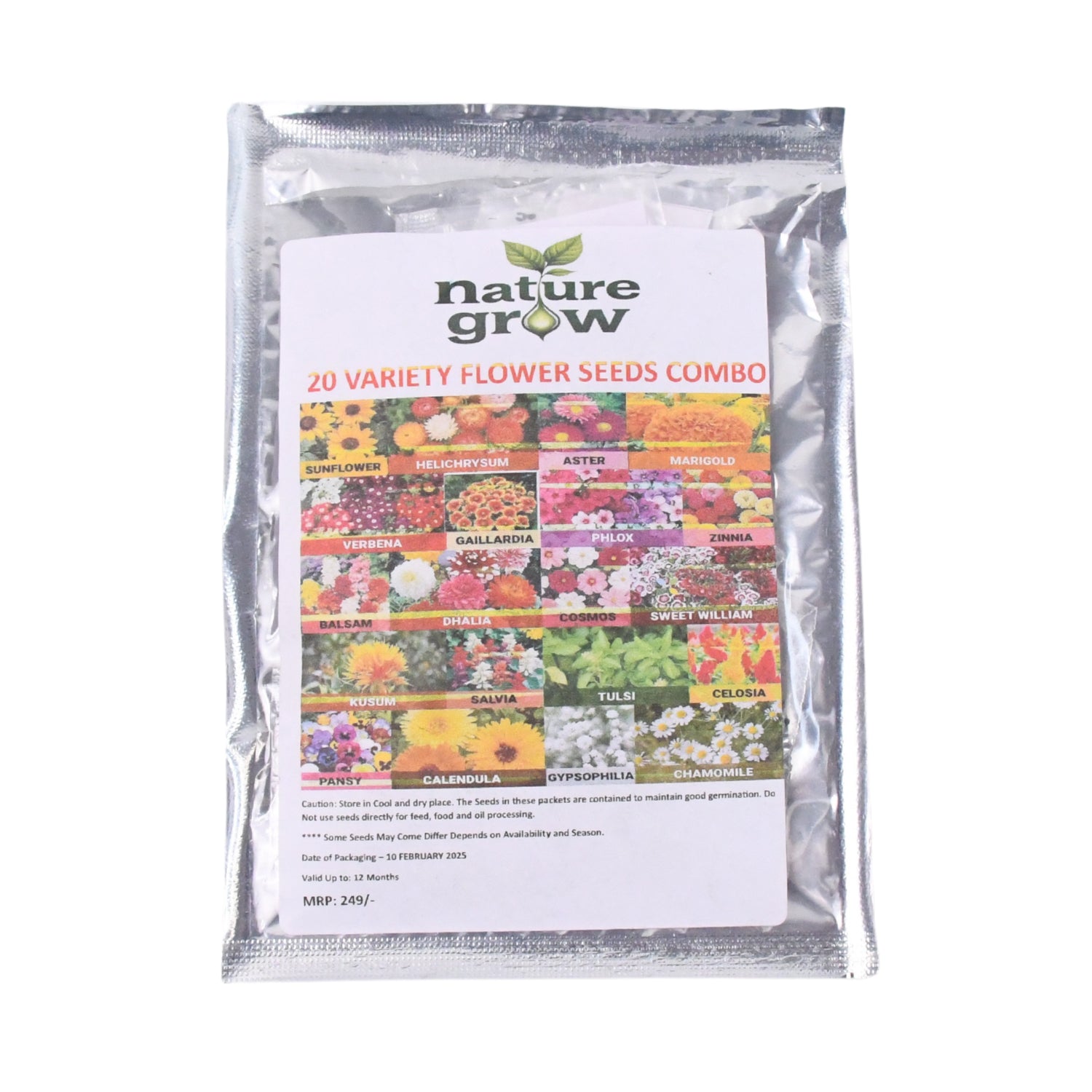 Seeds 20 Varieties of Flower Seeds Combo (1 Pkt / 20 Varieties) - Image 5