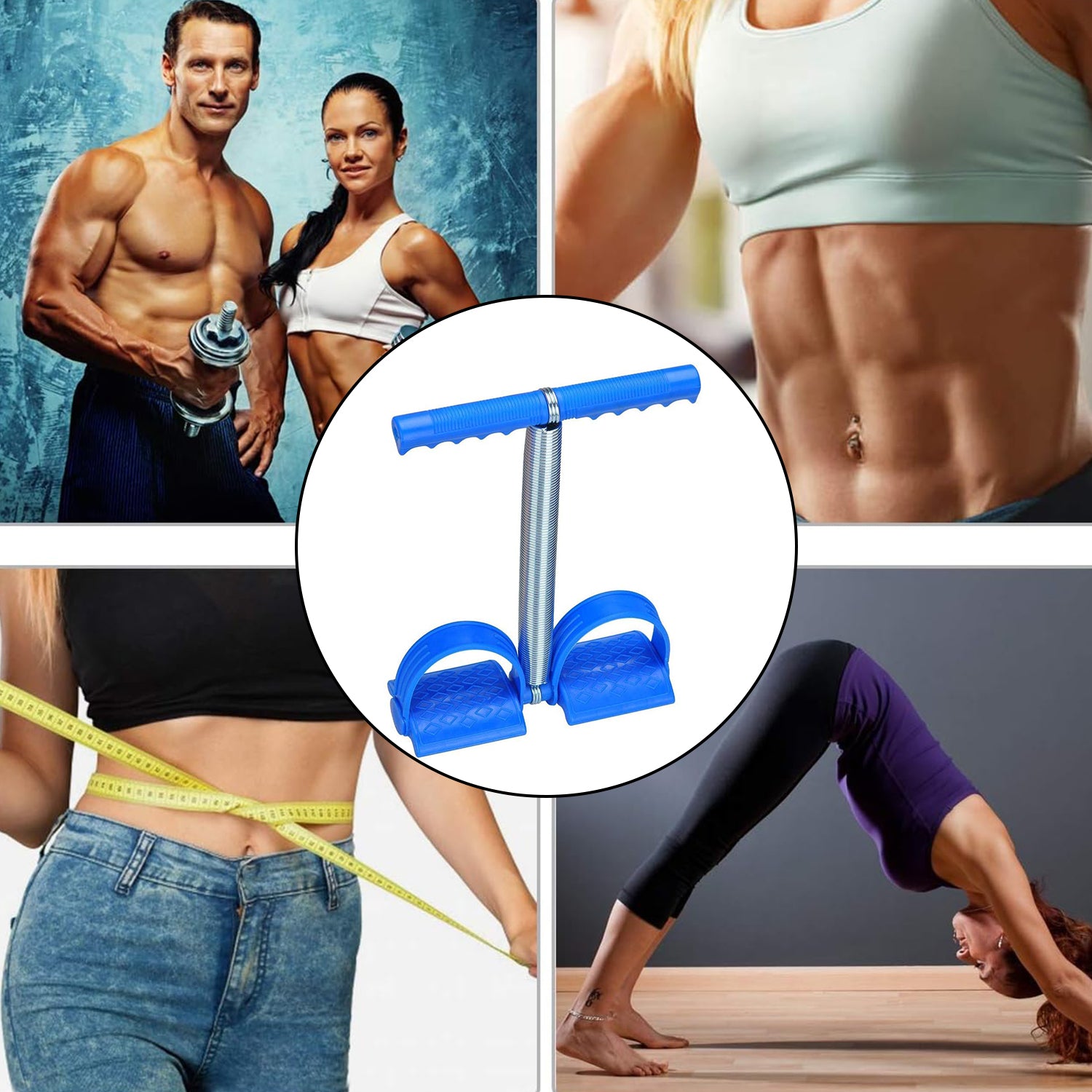 Spring Tension Pull Rope Resistance Band Exercise Strap Single Spring (1 Pc) - Image 4