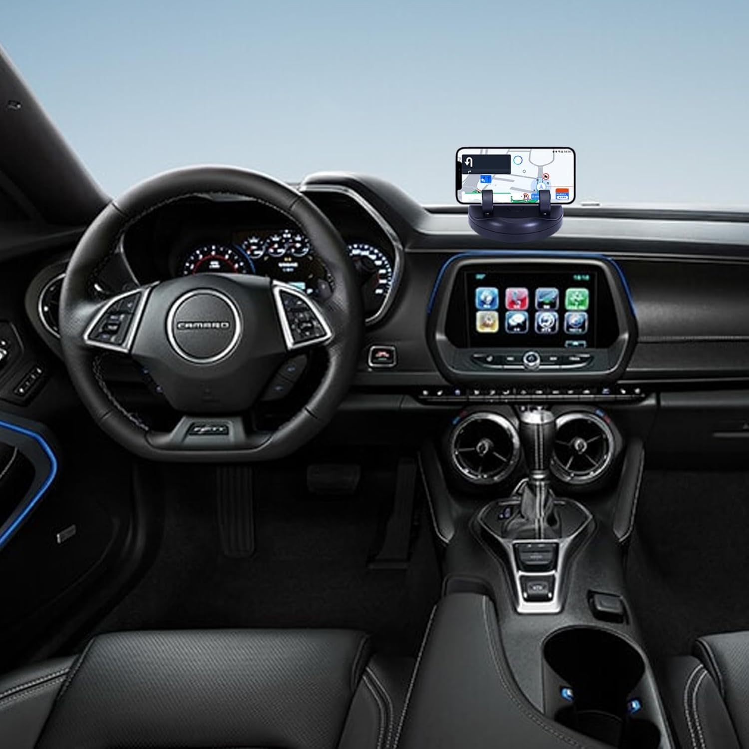 2 in 1 Car Anti-Slip Mat, Phone Holder Non Slip Sticky Phone Mount Holder (1 Set) - Image 3