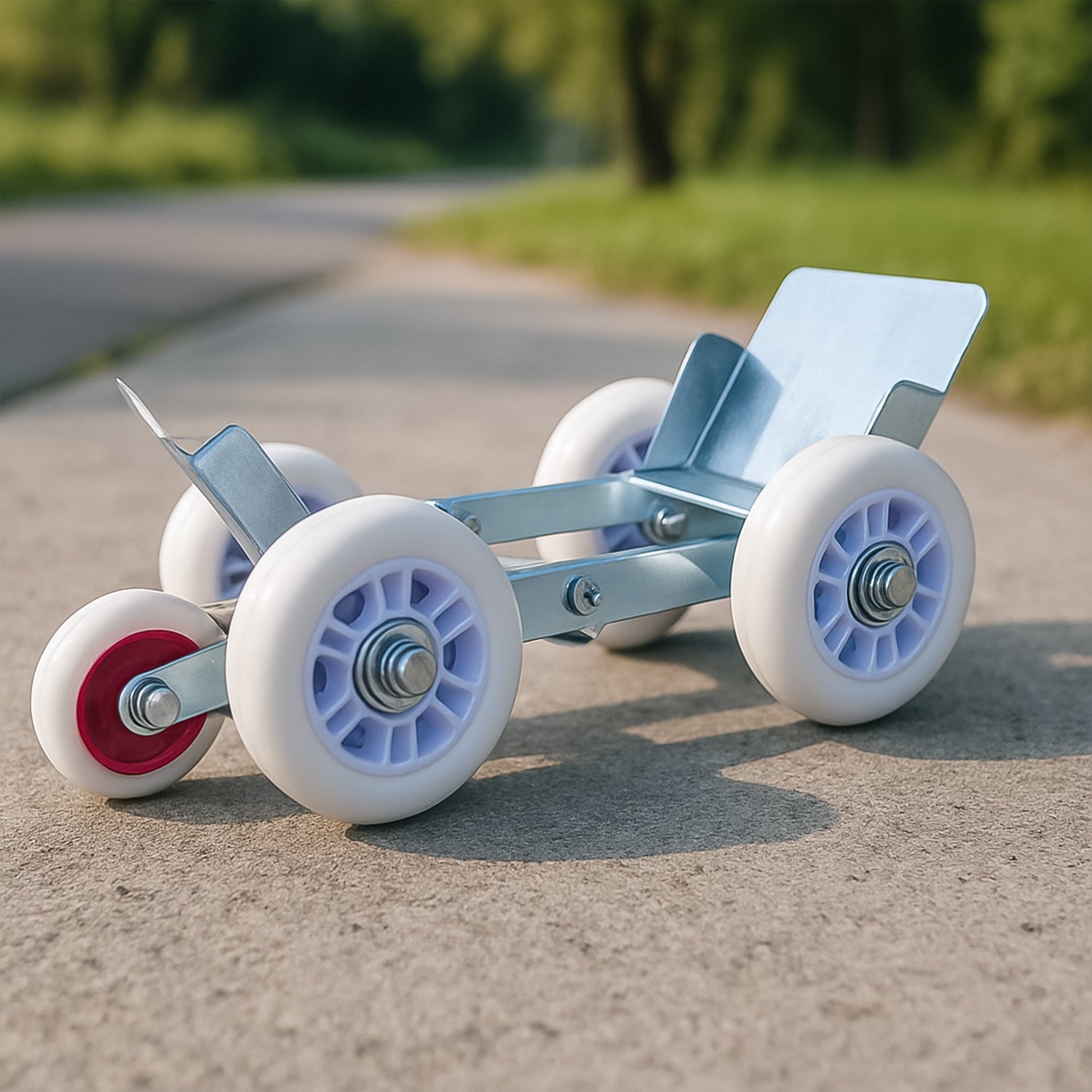 5-Wheel Emergency Bike Wheel Puller Trolley (1 Pc) - Image 4