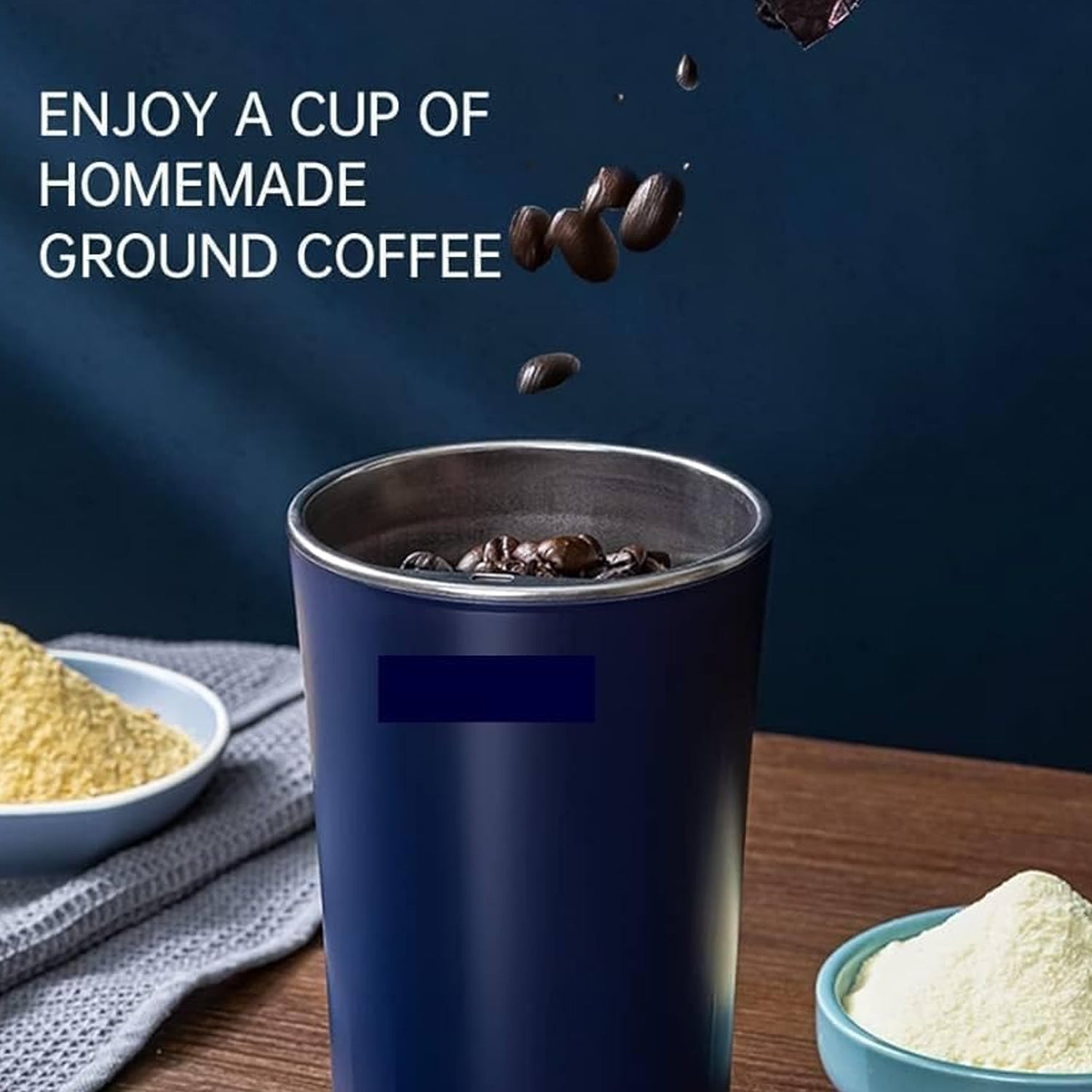 Stainless Steel Coffee Grinder Machine 300w (Multi Blades Grinder) - Image 3