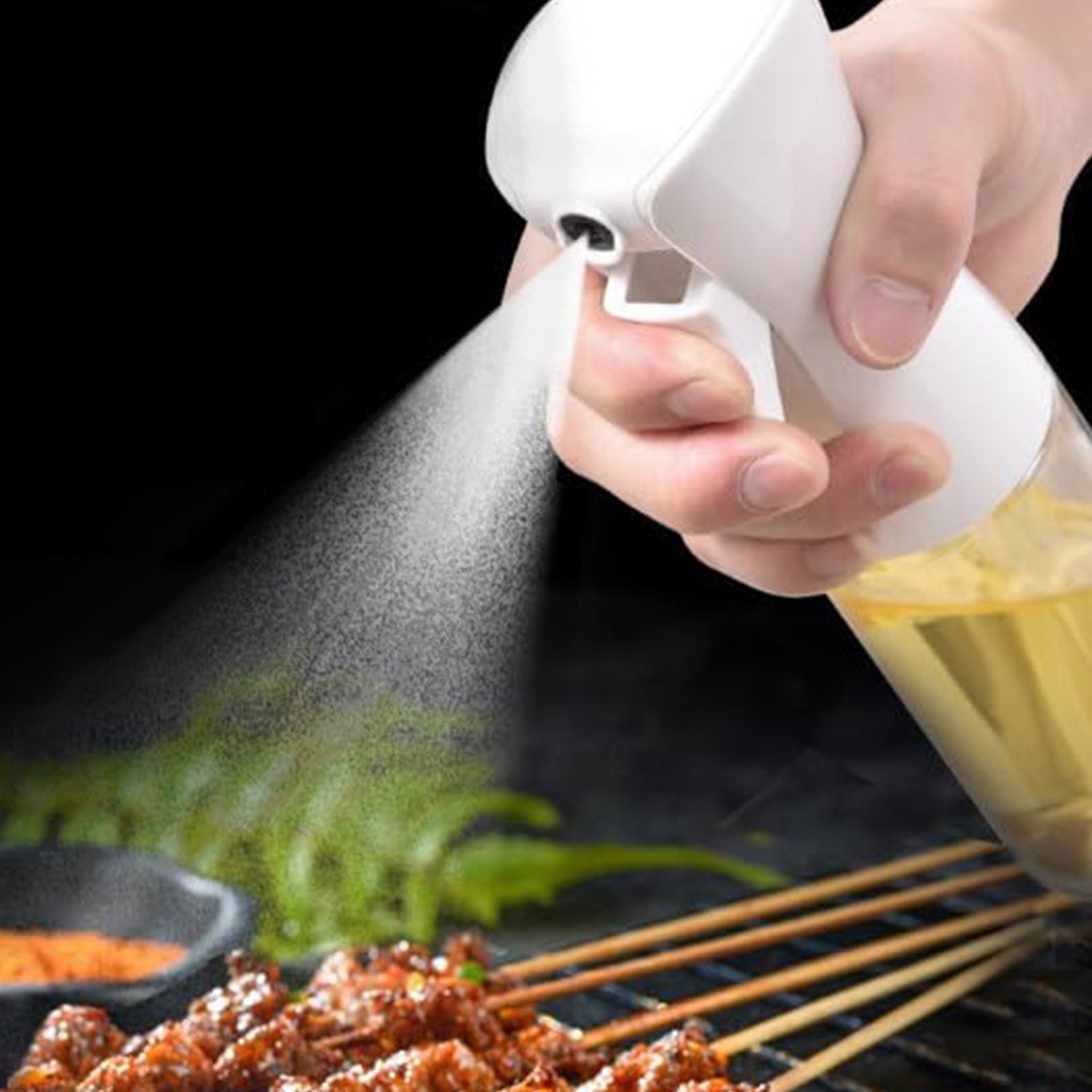 Glass Oil Spray Bottle - Versatile Kitchen Gadgets (250 ML Approx / With White Box) - Image 5