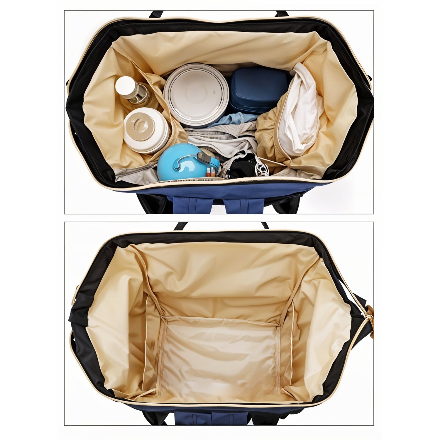 Multipurpose Large Capacity Mom's Backpack Diaper Bag (1 Pc) - Image 4