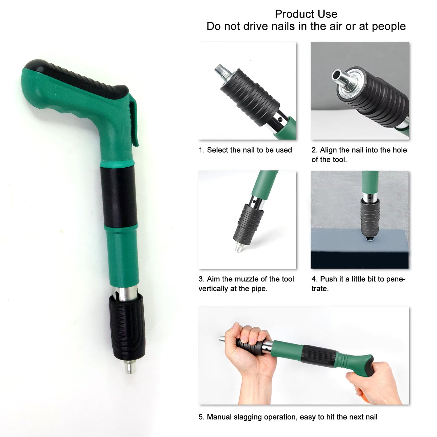 Professional Heavy-Duty Manual Rivet/Anchor Fastening Gun Tool Kit - Image 4