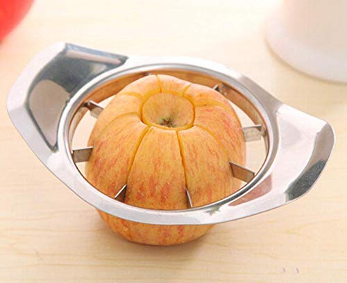 Stainless Steel Apple Cutter / Slicer with 8 Blades and Handle - Image 2