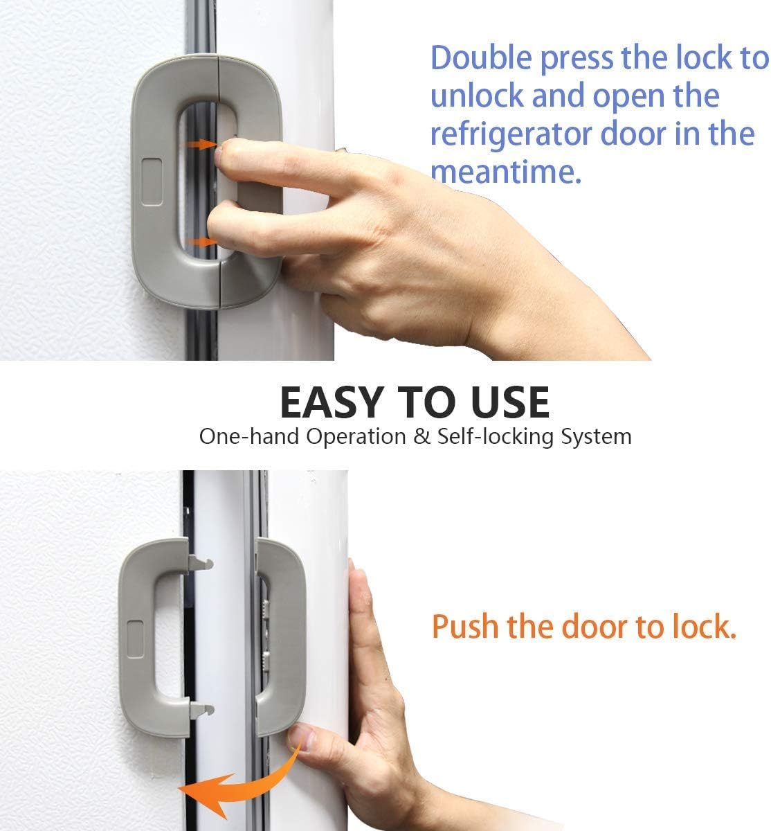 Fridge Freezer Door Lock -Baby Safety Child Lock - Image 8