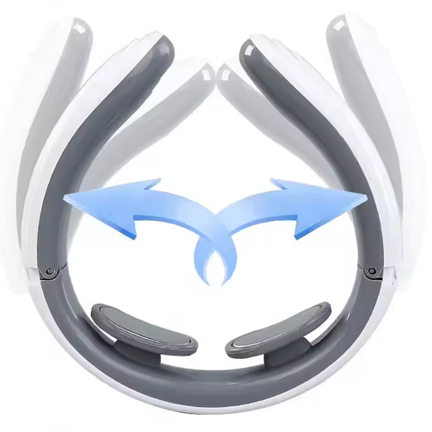 2 Heads Smart Electric Neck and Back Pulse Massager (1 Pc / Mix Design) - Image 5