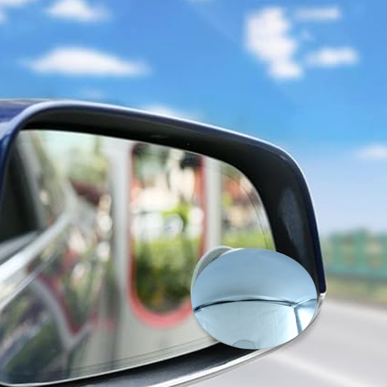 Car Blind Spot Side Mirror Round HD Glass Blind spot Mirror (2 Pc) - Image 8