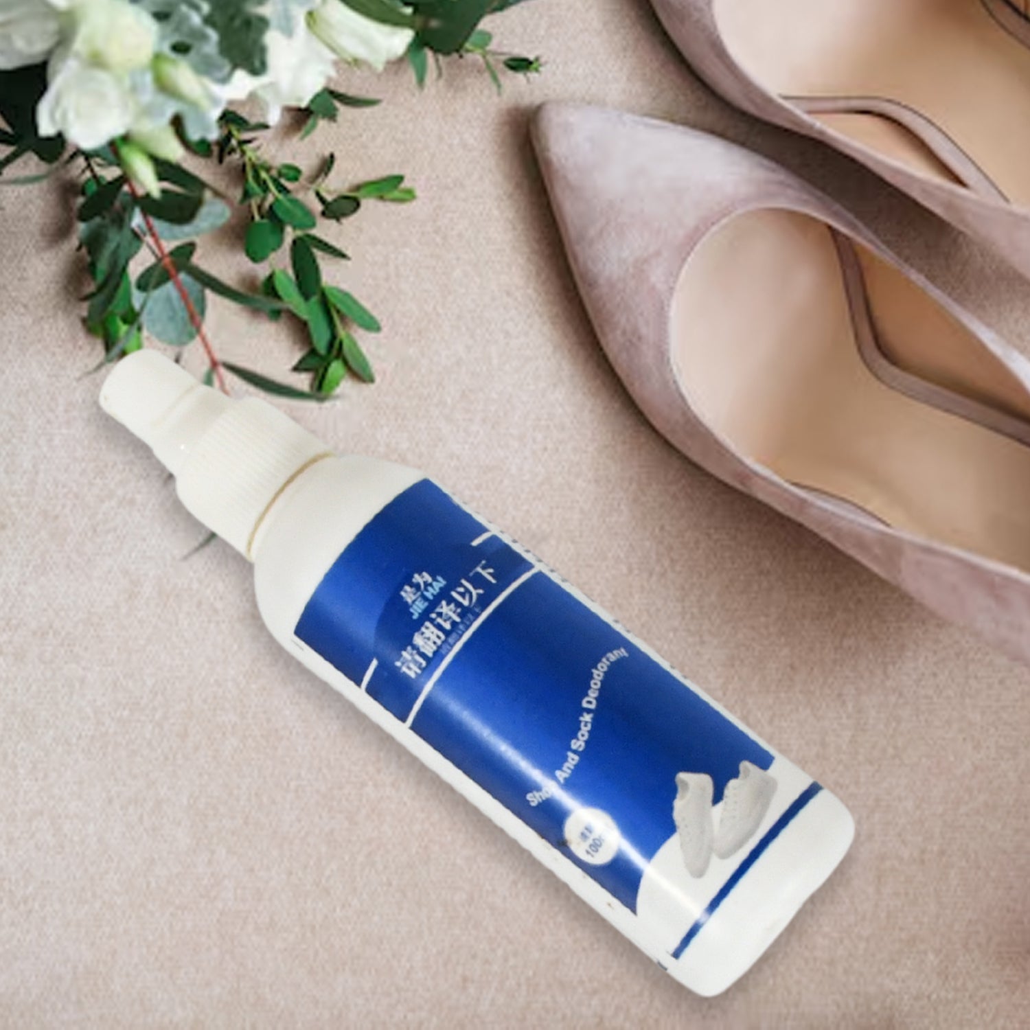 Deodorant Spray for Shoes & Socks, Shoe Deodorizer Spray, Shoe Odor Eliminator Spray, Sneaker & Shoe Deodorant, Freshness for Work Shoes, Safety Shoes, Sports Shoes & More (100 ML) - Image 6