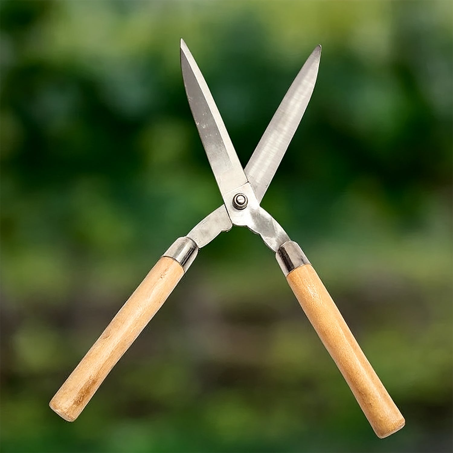 Wooden Handle Hedge Shears, Bush Clipper - Image 4
