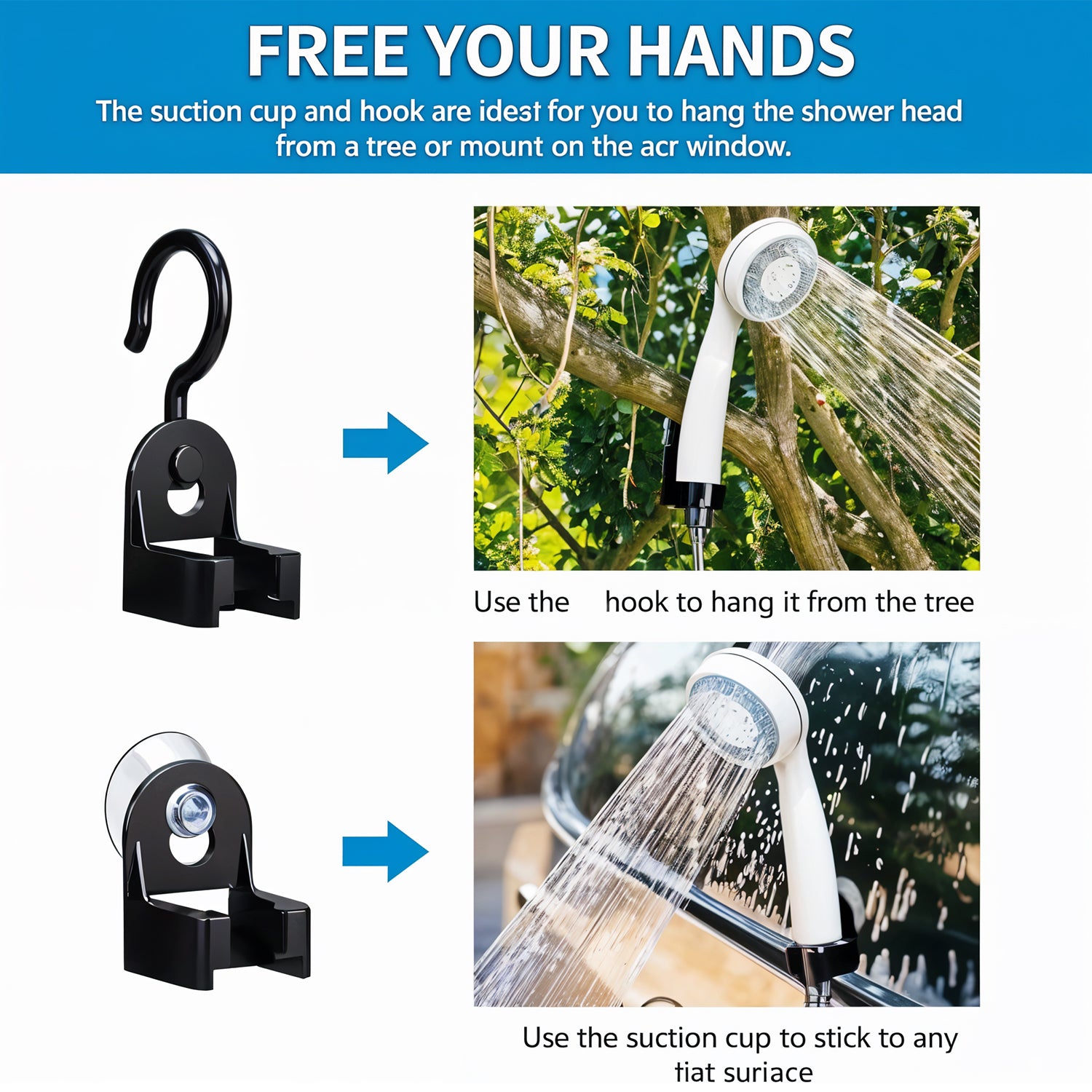 Portable Outdoor Shower Kit (1 Set) - Image 7