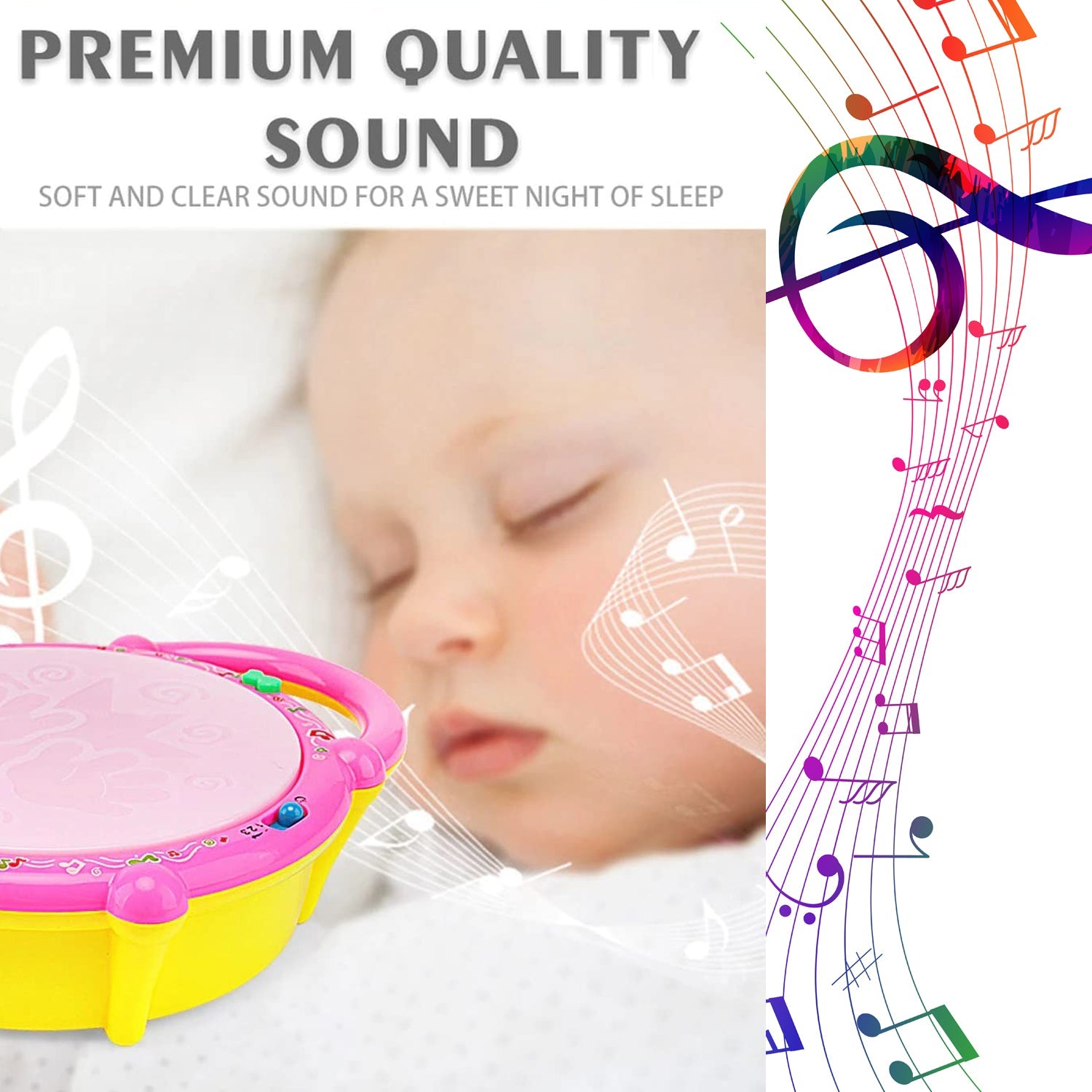 Flash Drum Toy – Colorful Musical Drum with Light Effects, Best Gift for Kids - Image 3