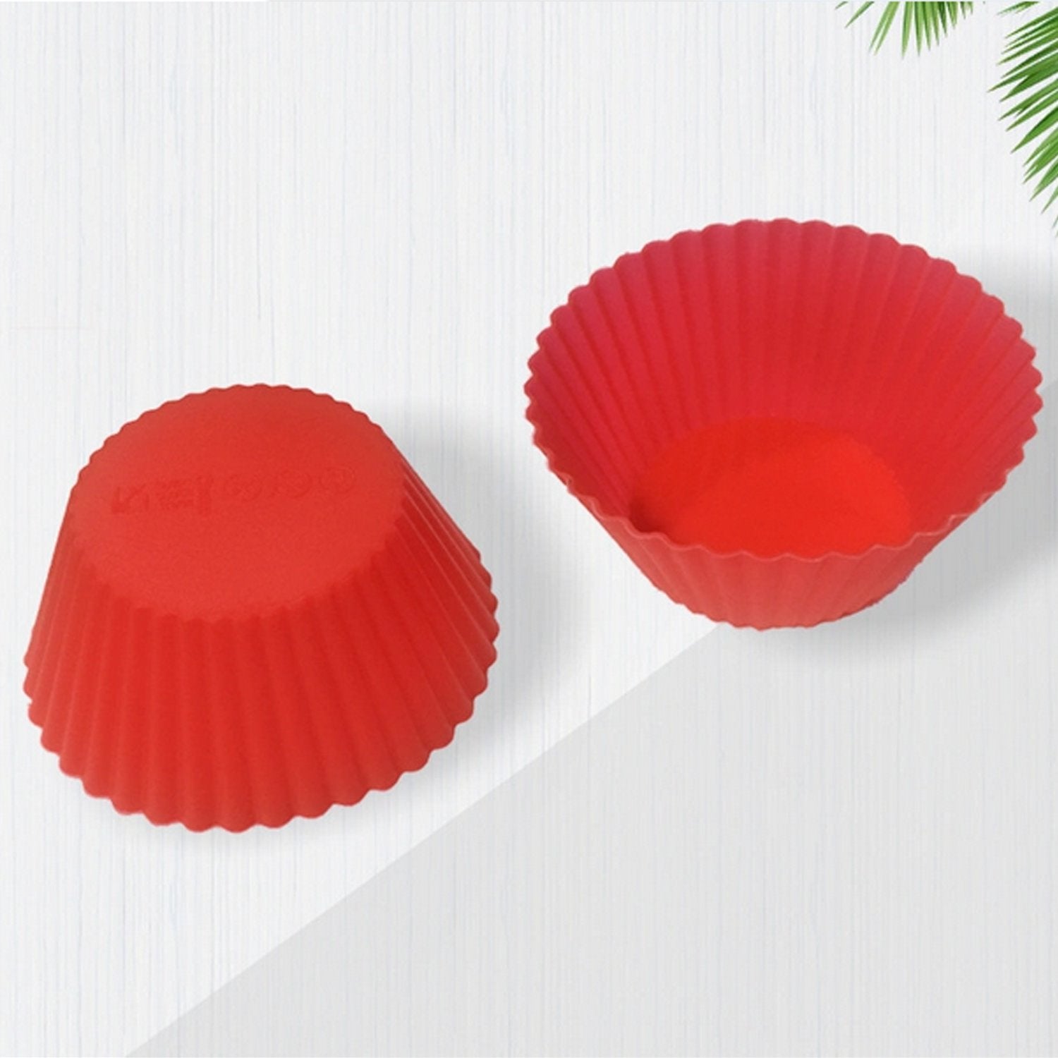 Silicone cupcake Shaped Baking Mold Fondant Cake Tool Chocolate Candy Cookies Pastry Soap Moulds, Diwali (6 pc) - Image 8