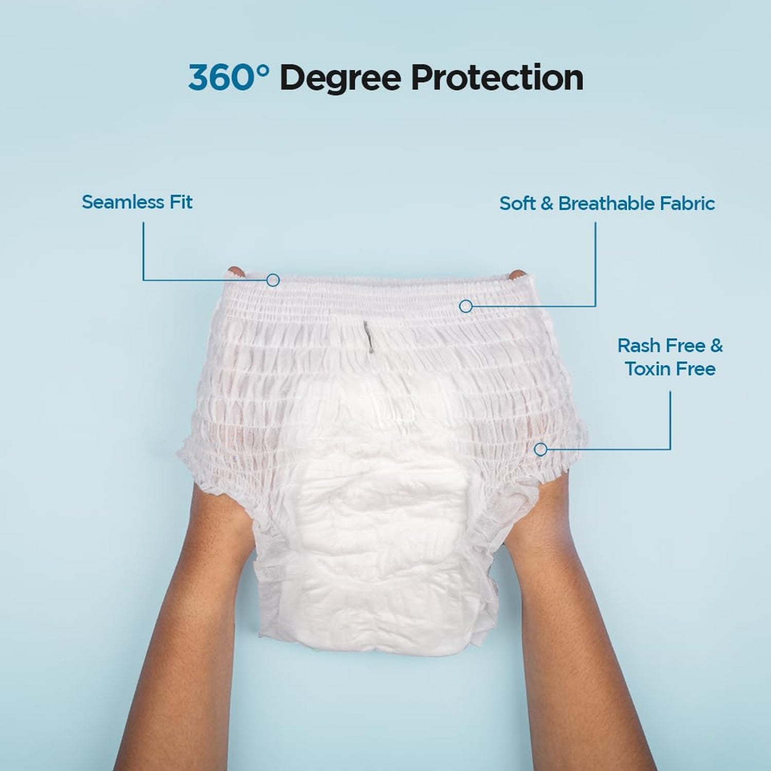 Women's Emergency Kit, Travel Kit- Includes Seamless Underwear, Pantyliner, Feminine Hygiene Sachet First Period Kit (10 Pcs) - Image 8