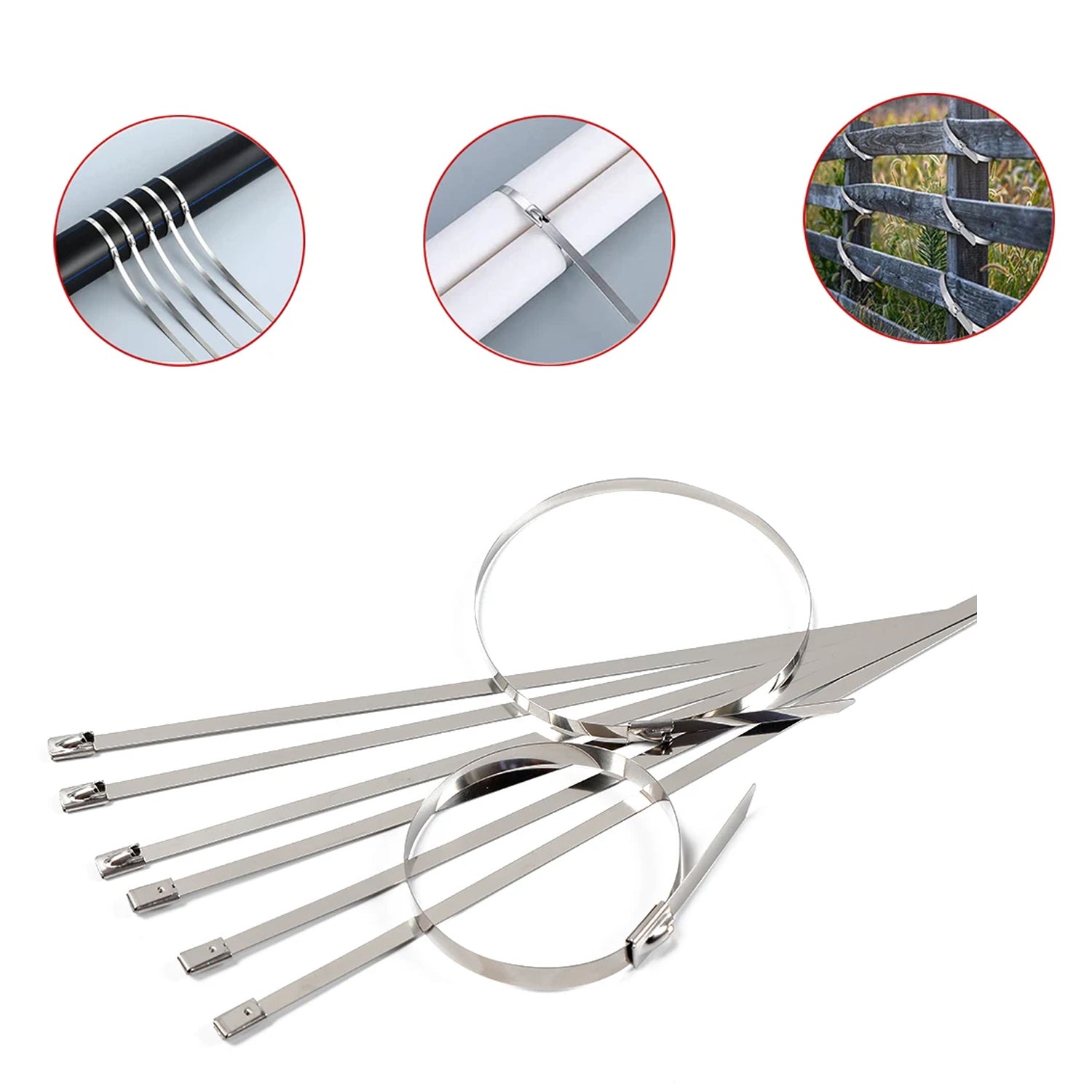 Stainless Steel Cable Ties for Solar & Home Use (100 Pc, 4.6x100mm) - Image 8