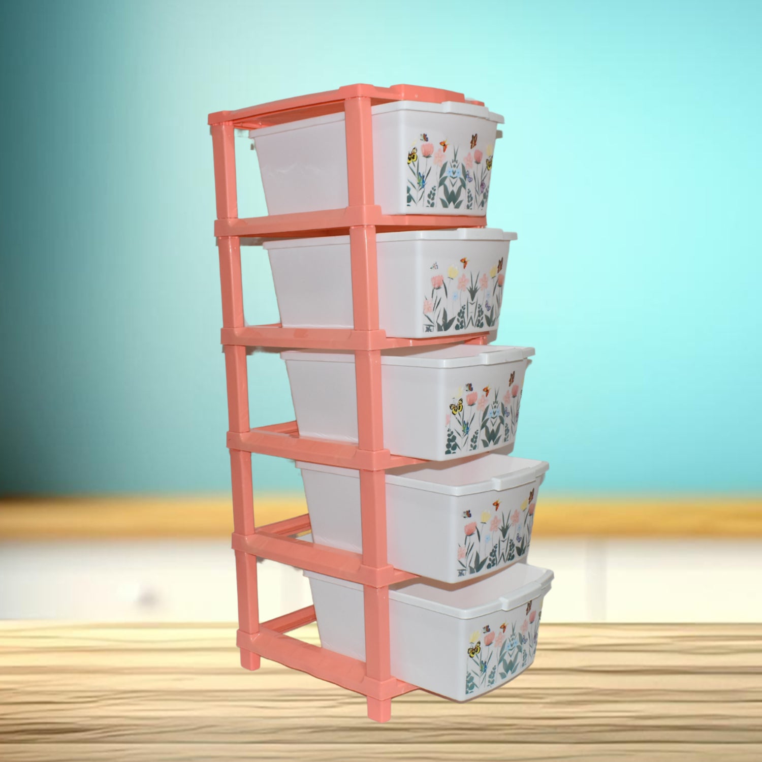 Plastic Smart Wonder Drawer Home Storage & Organization (5 Layer / 1 Pc) - Image 3