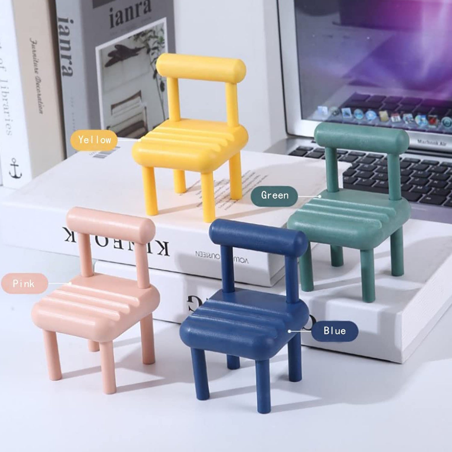 Mini Chair Phone Holder for All Mobile Phones (1 Pc) - Image 3
