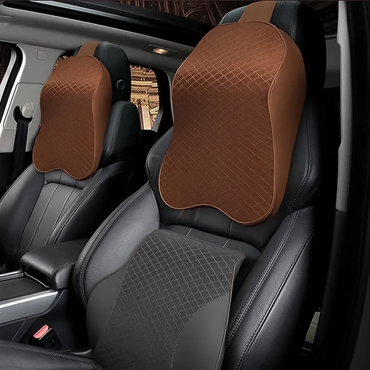 Say Goodbye to Neck Pain: Memory Foam Car Neck Pillow for Drivers (1 Pc, Mix Color) - Image 4