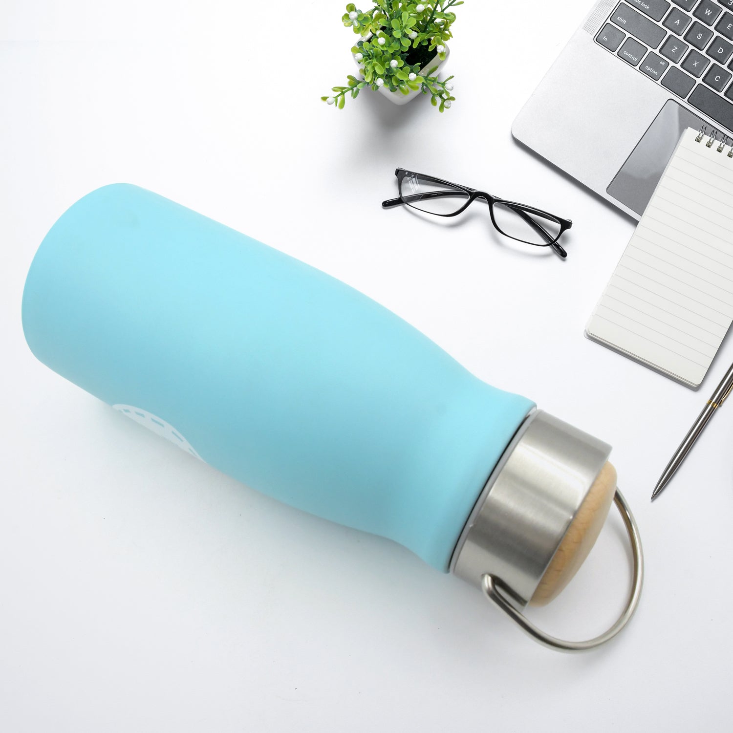 Stainless Steel Water Bottle for Gym & Office (360ml, Leak-Proof) - Image 4