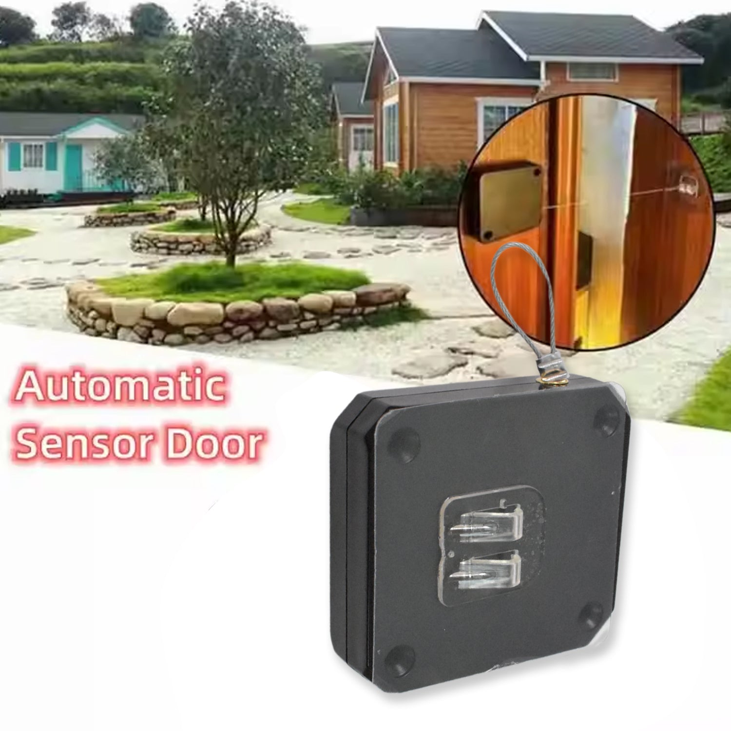 Automatic Door Closer Punch-Free Automatic Sensor Door Closer With 4 Screw - Image 6