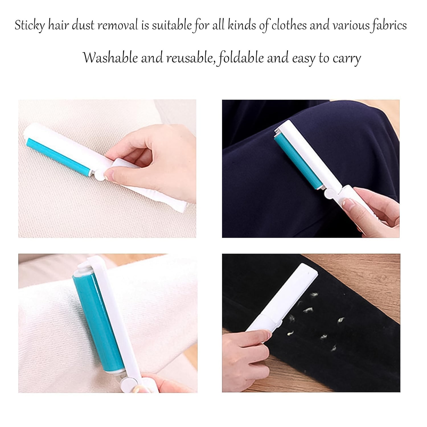 Reusable Lint Roller - Animal Hair Remover (1 Pc / Mix Color) - Image 6