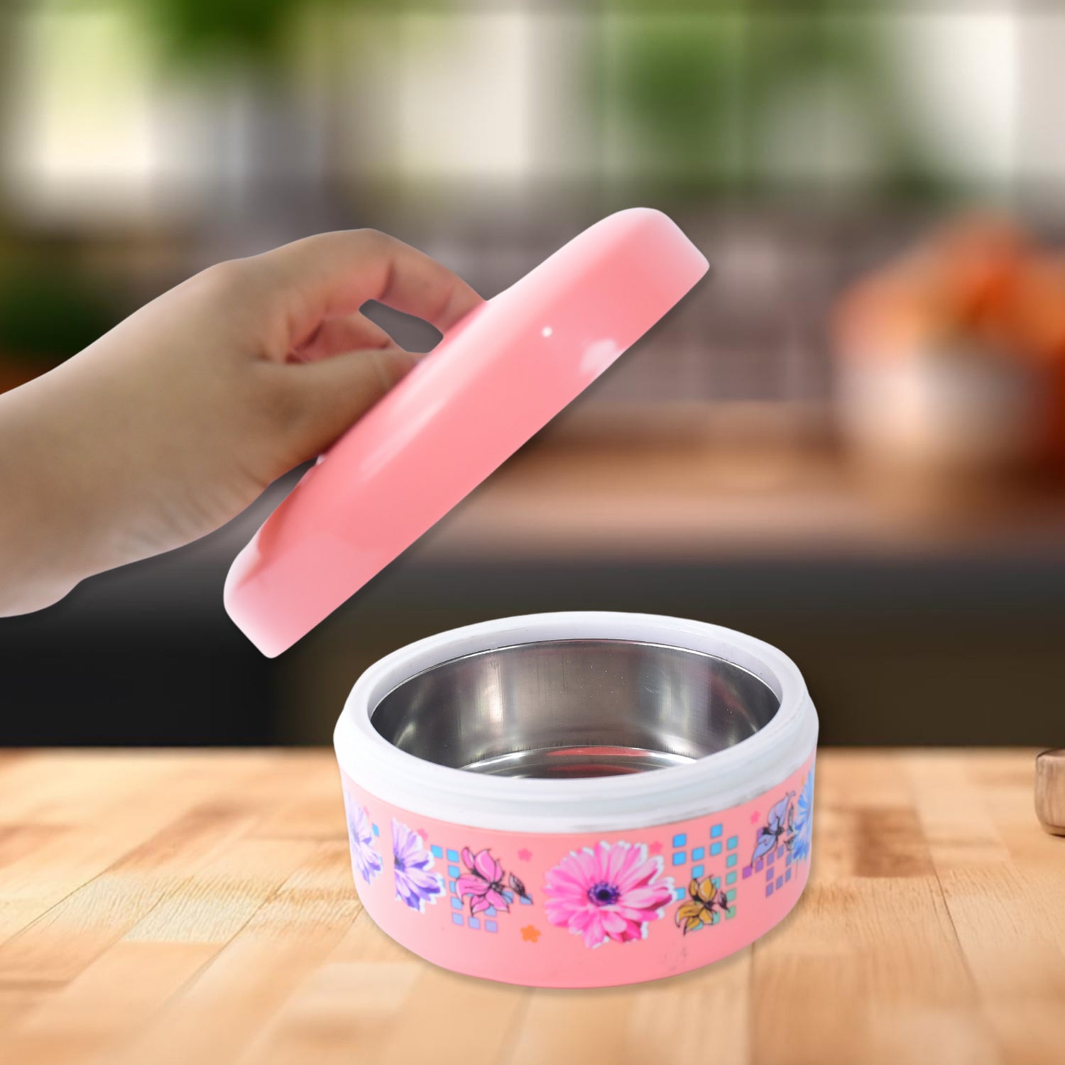 Home Chef Premium Round Insulated Lunch Box (1 Pc) - Image 3