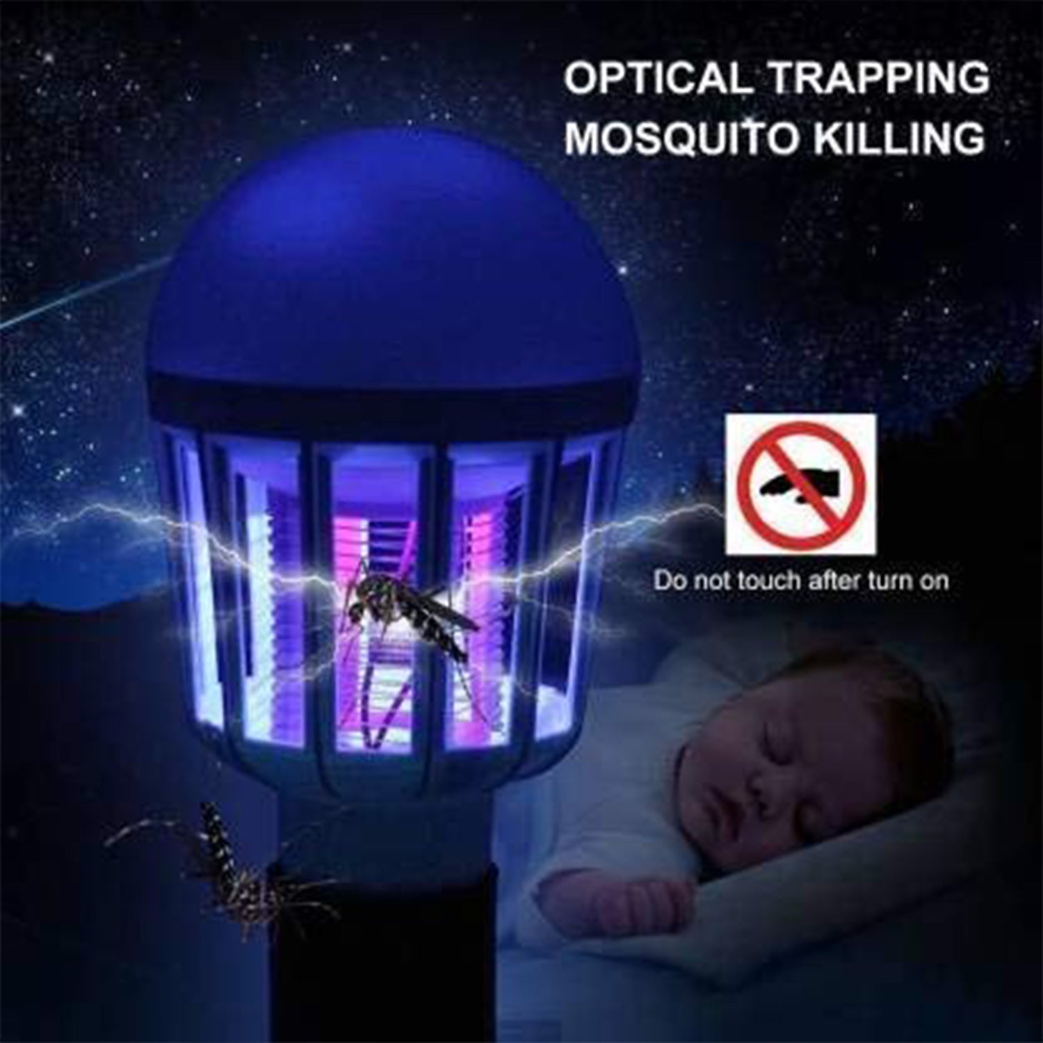 5W Mosquito Killer Lamp E27 LED Zapper for Summer Insects & Moths - Image 7