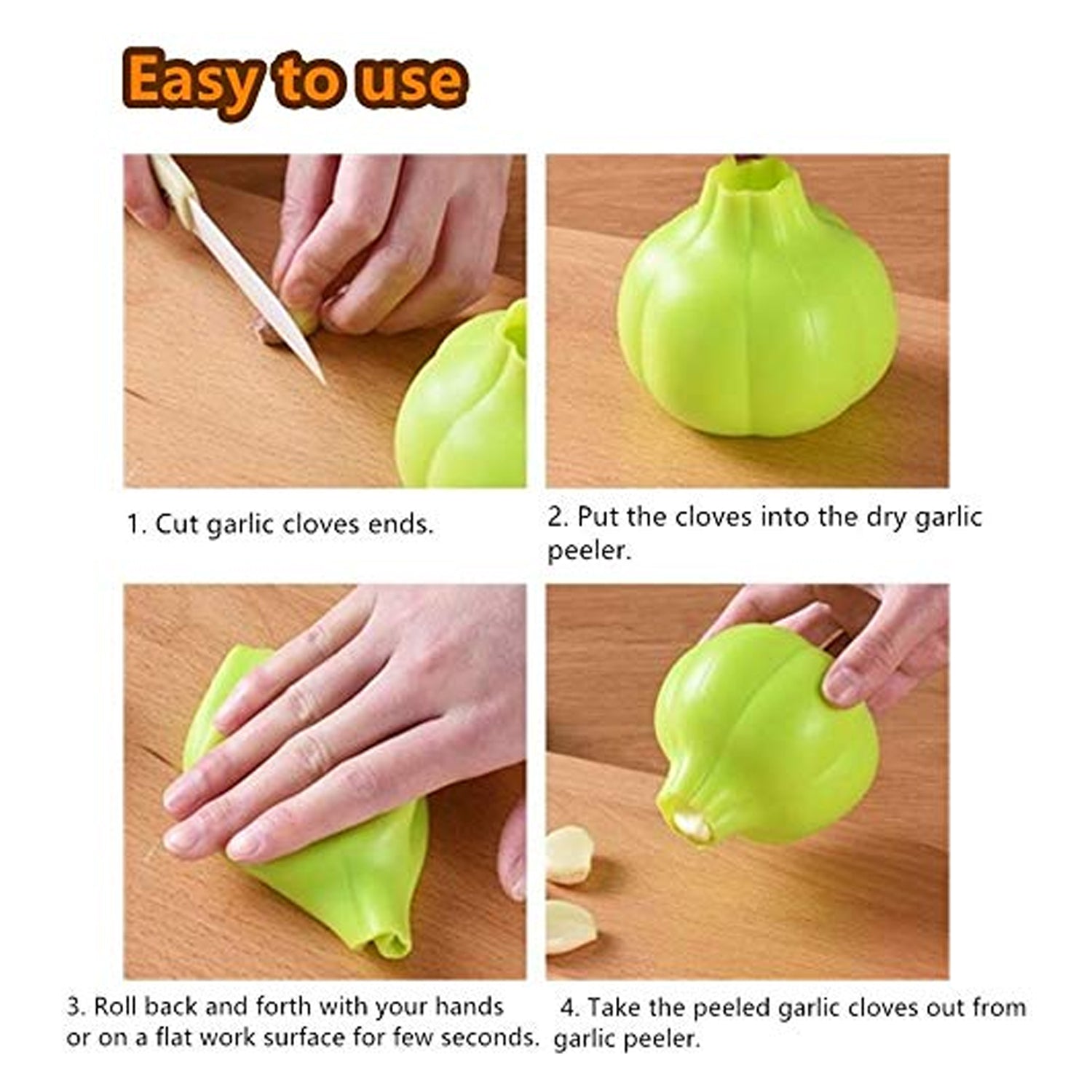 Silicone Ginger Garlic Manual Peeler - Image 8