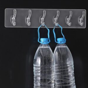 Adhesive Golden & Transparent Heavy Duty Wall Hook
