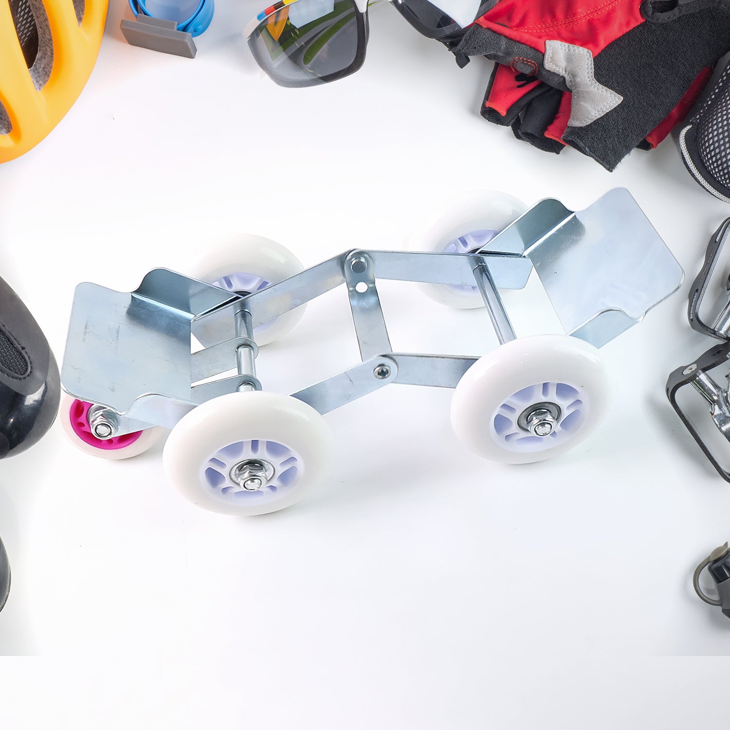 5-Wheel Emergency Bike Wheel Puller Trolley (1 Pc) - Image 6
