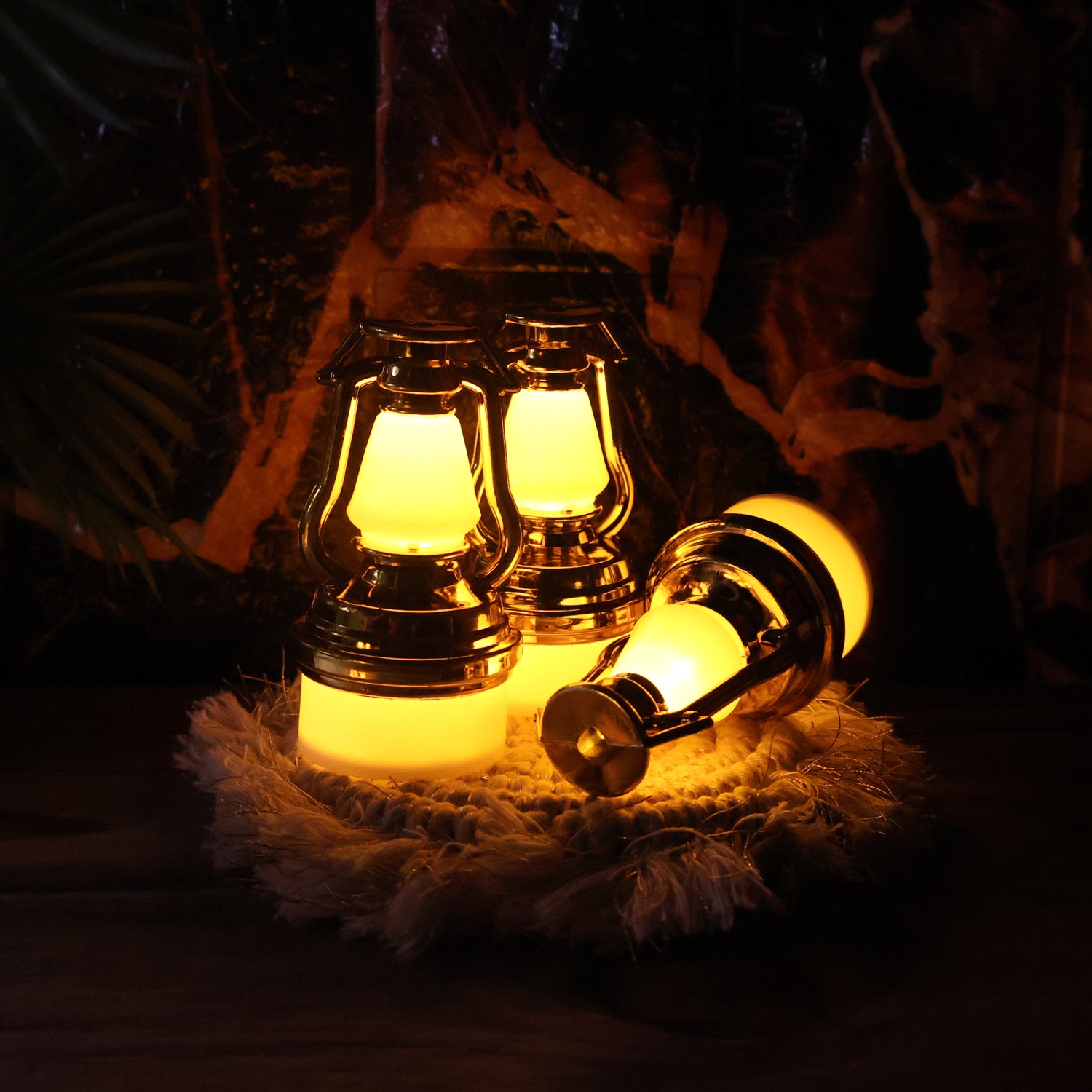 Decorative Vintage Lantern Style Flameless LED Candles (12 Pc) - Image 3