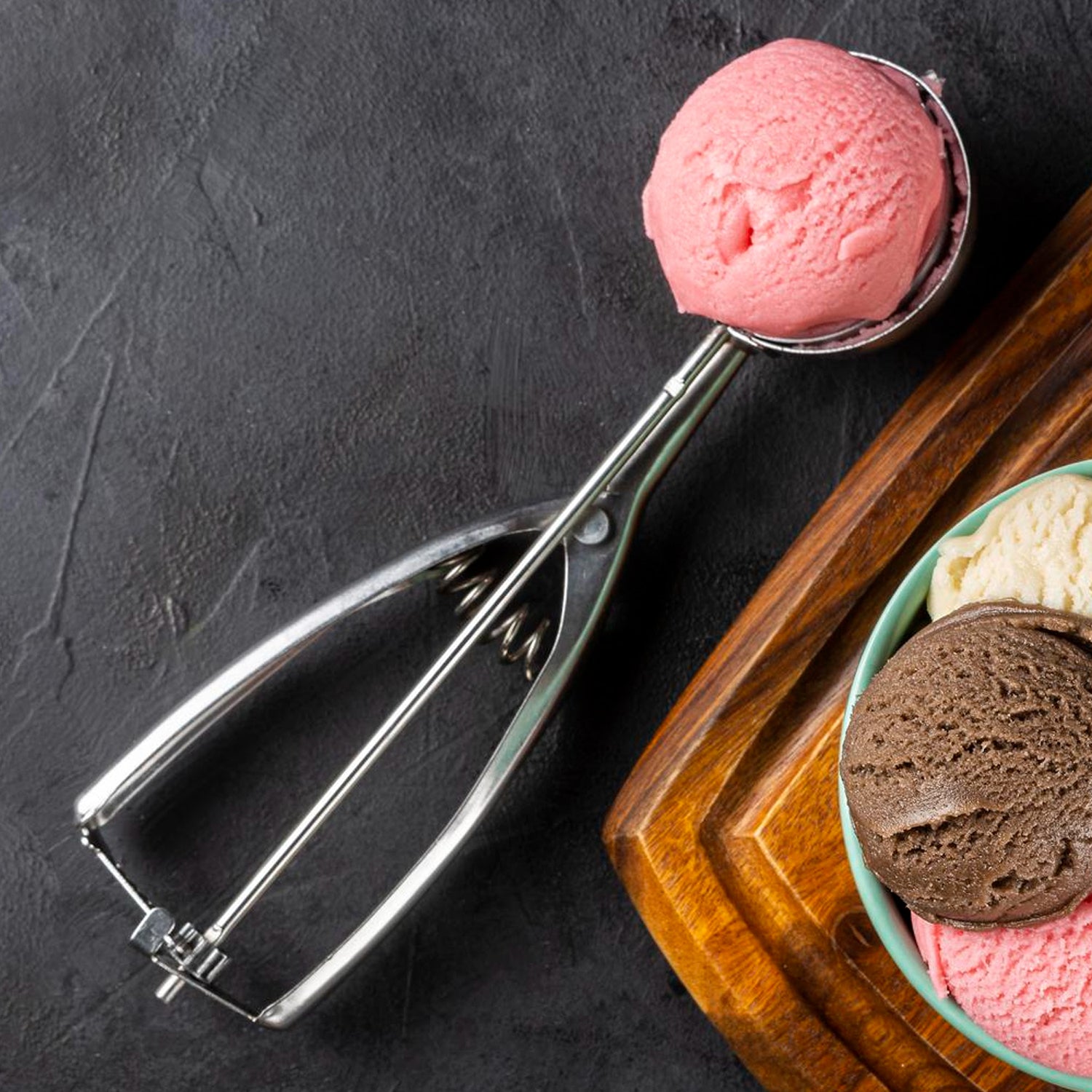 Premium Stainless Steel Ice Cream Scoop with Trigger Release –Approx 70 ML Capacity - Image 7