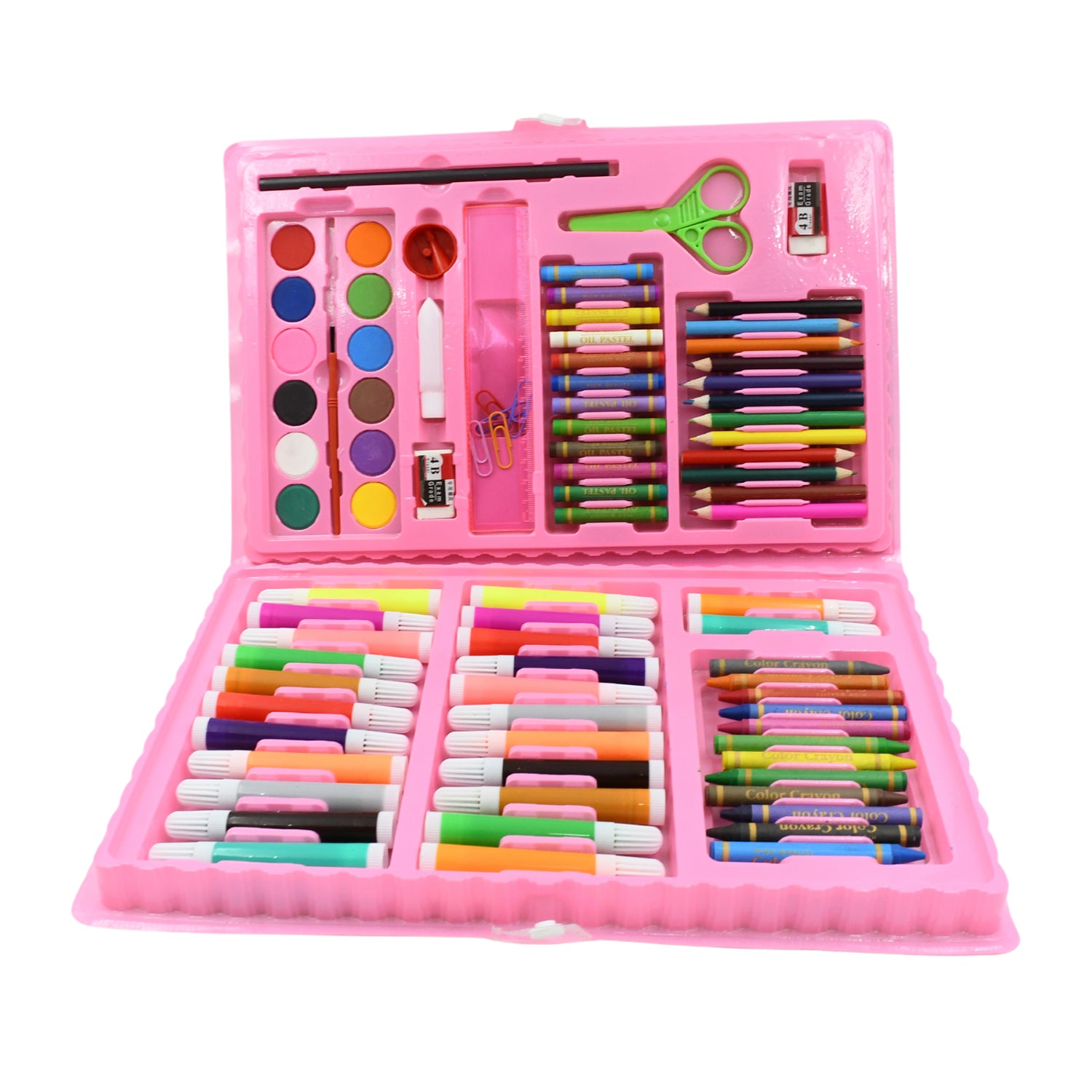 17978 Art Set Kids Art Supplies Coloring Case Kit Painting & Drawing Sets for Kids Boys Girls Gifts Toys Age 4 & Above - Mix Colors, Kids Colorful Bag (86 Pcs Set) - Image 5